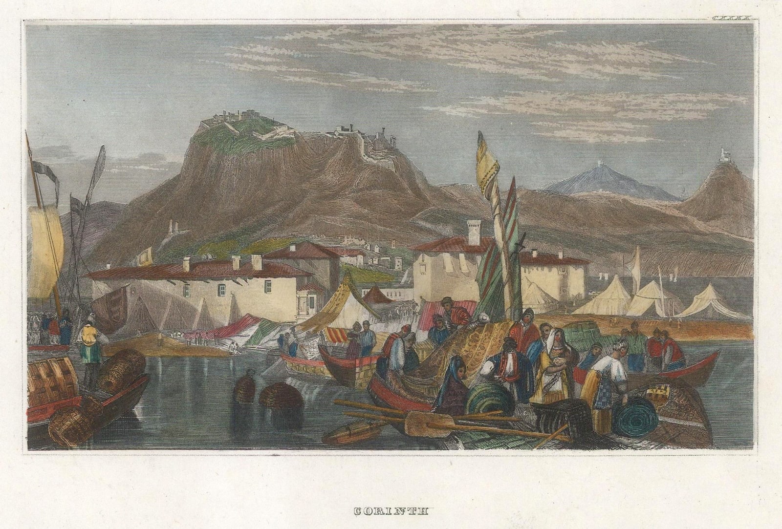 Hermann Meyer, Greece Corinth, 1836 The Map House