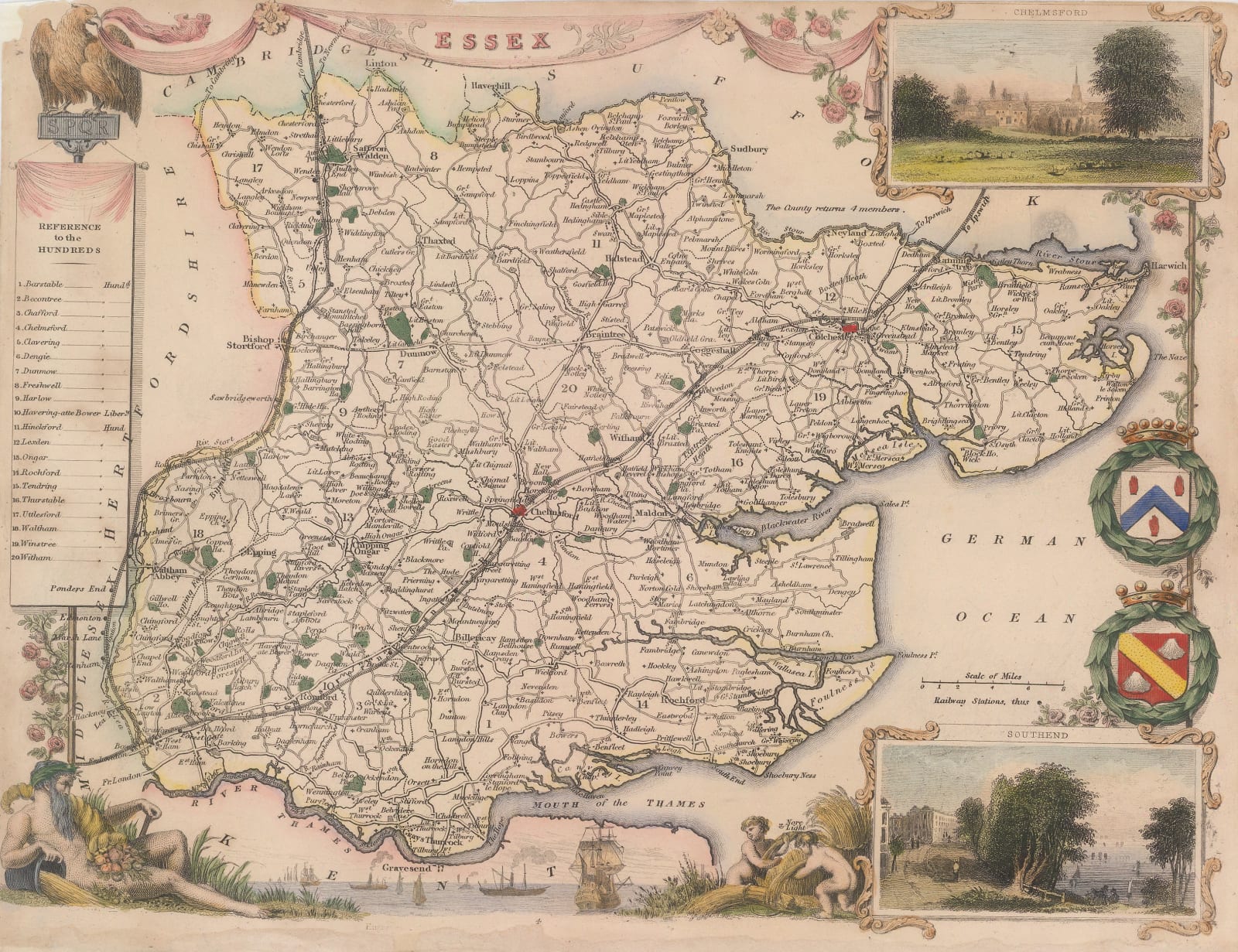 Thomas Moule, Essex, 1840 c.