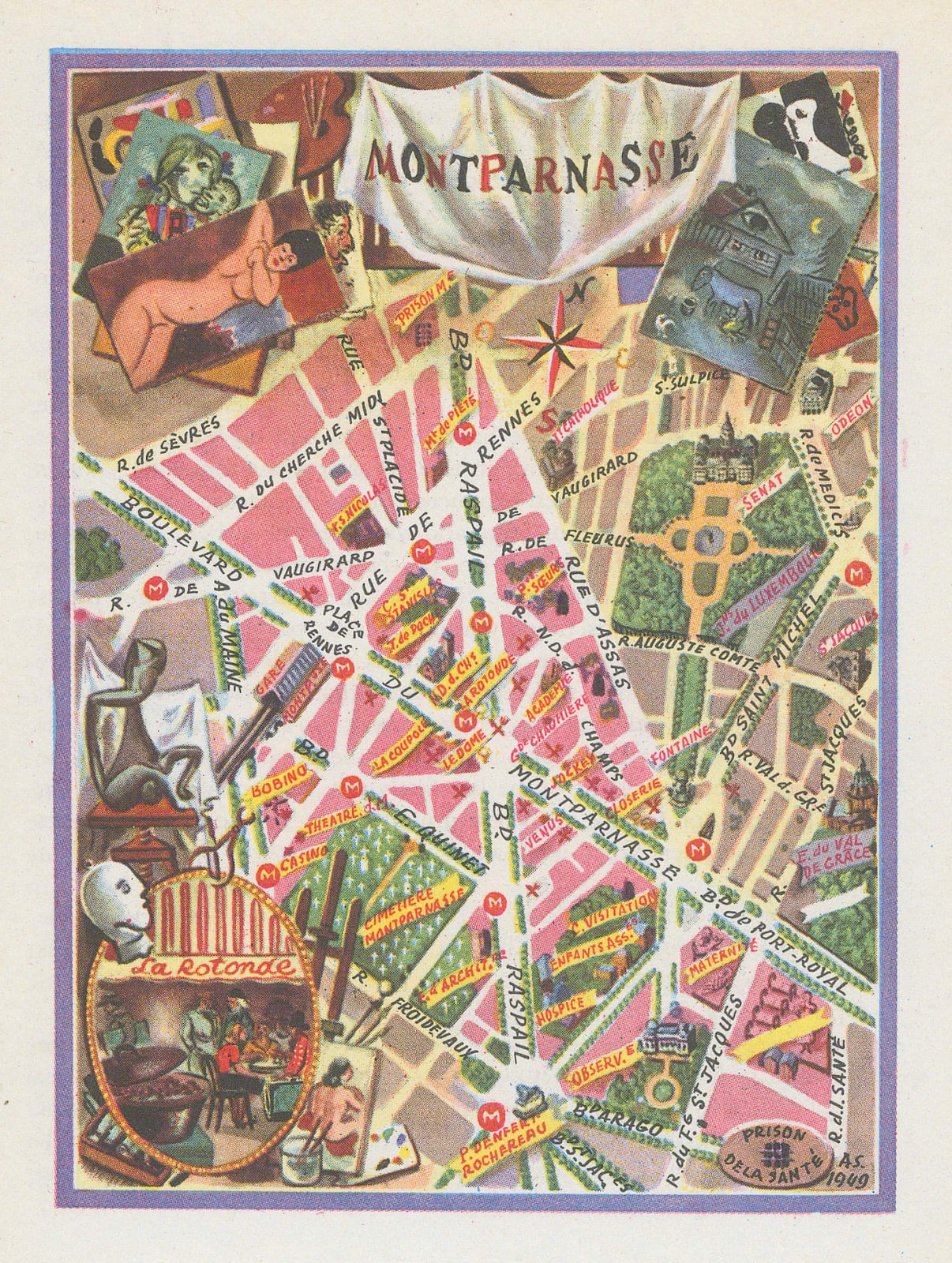 Lucien Boucher, Montparnasse, 1949