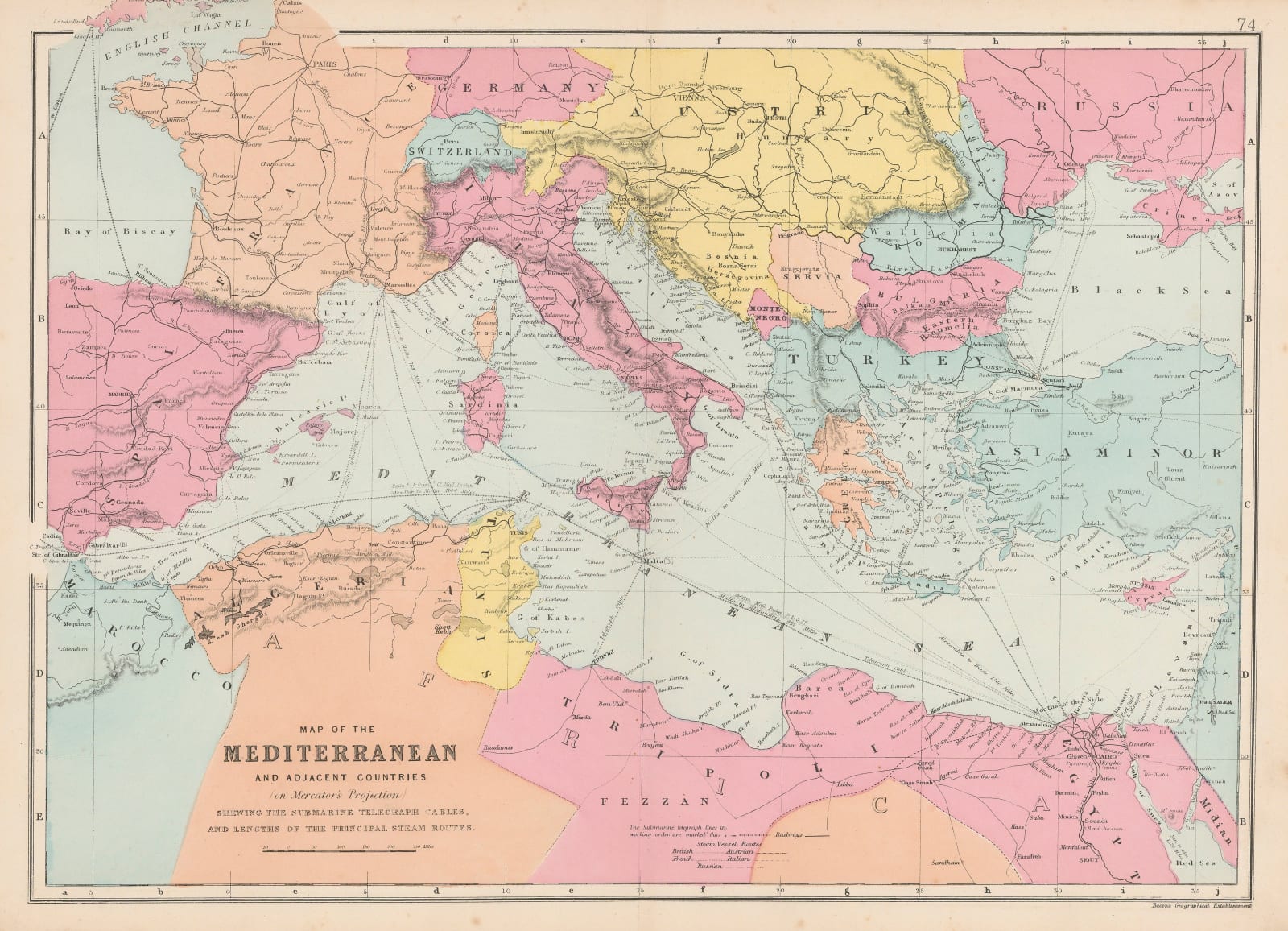 George W. Bacon, The Mediterranean Sea, 1880 (c.)