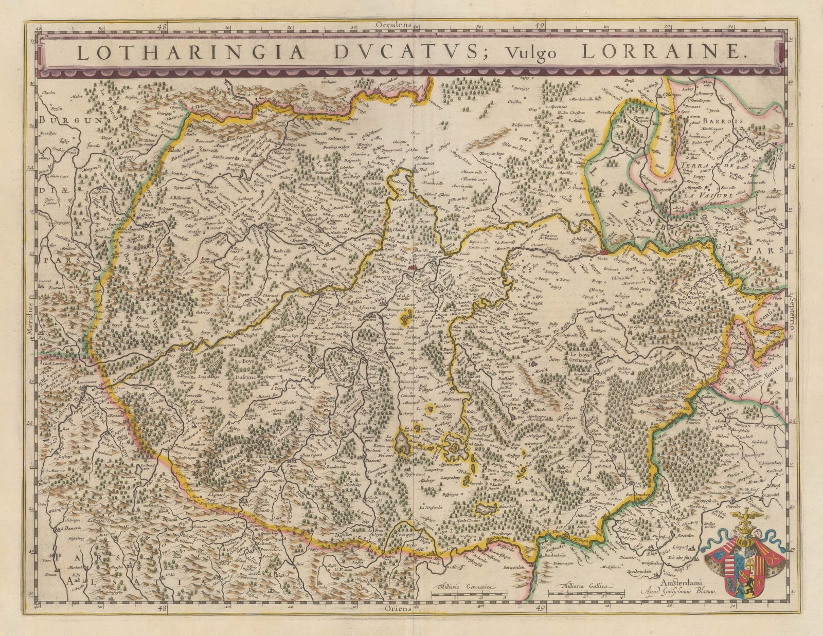 Willem & Jan Blaeu, Meurthe-es-Moselle, 1650 c.
