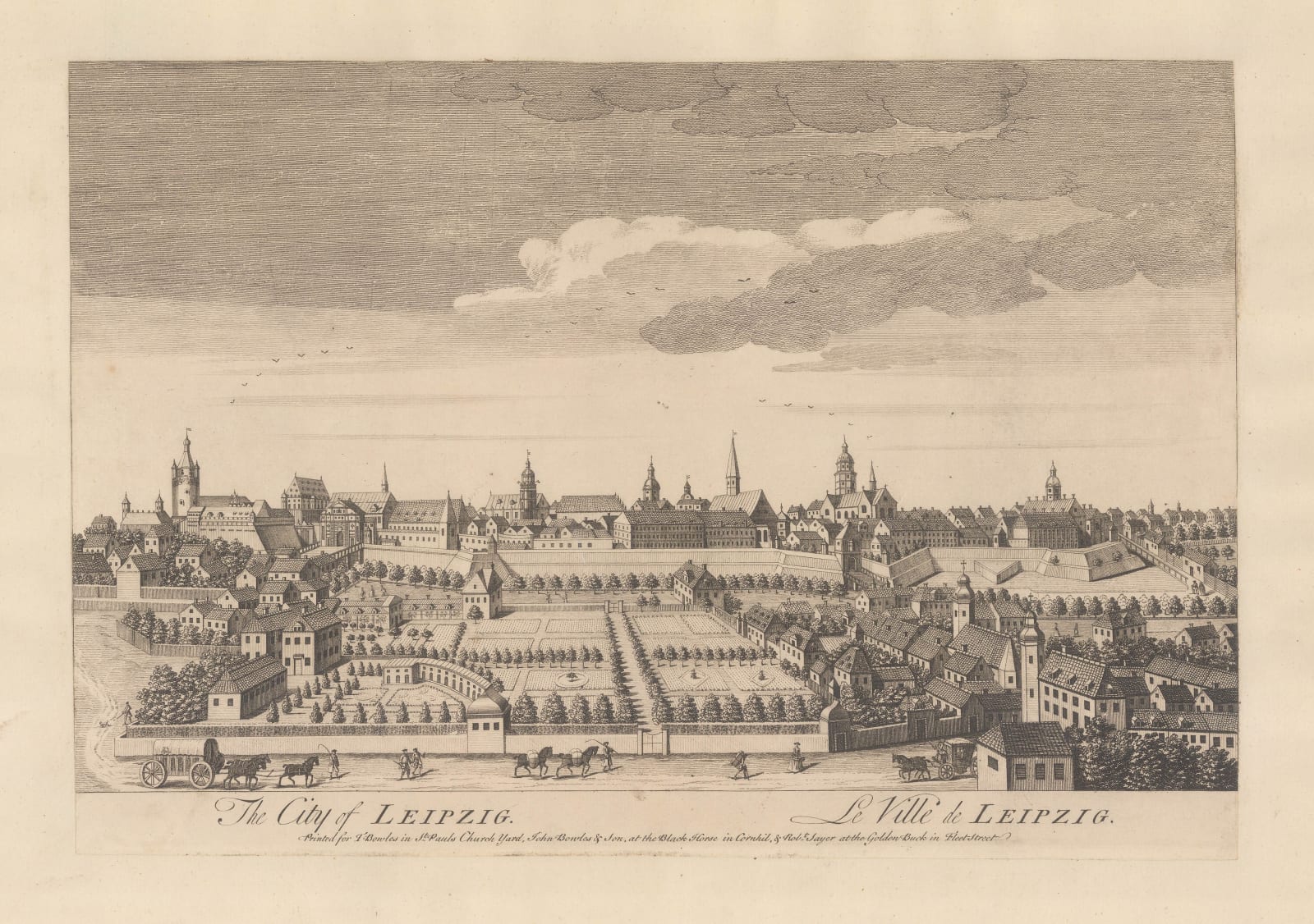 Robert Sayer, Germany - Leipzig, 1774