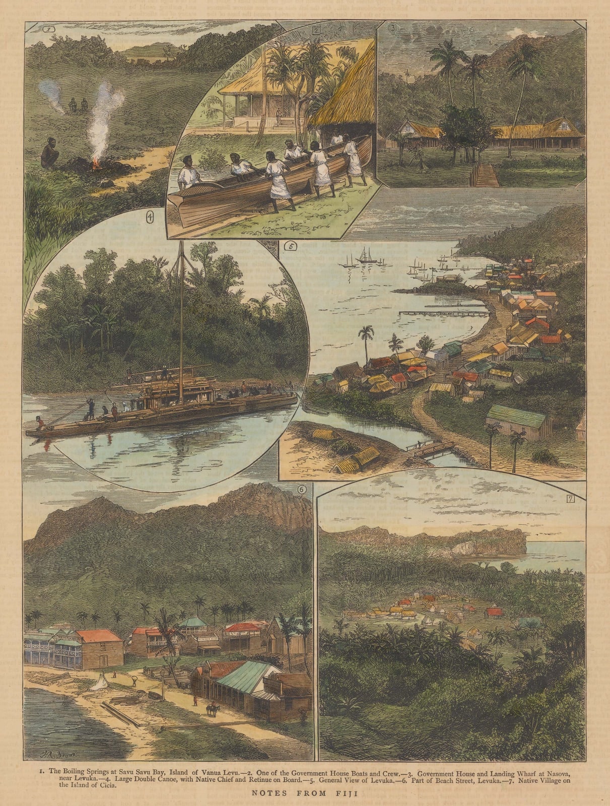 The Graphic Magazine, Fiji - Vanua Levu, 1880