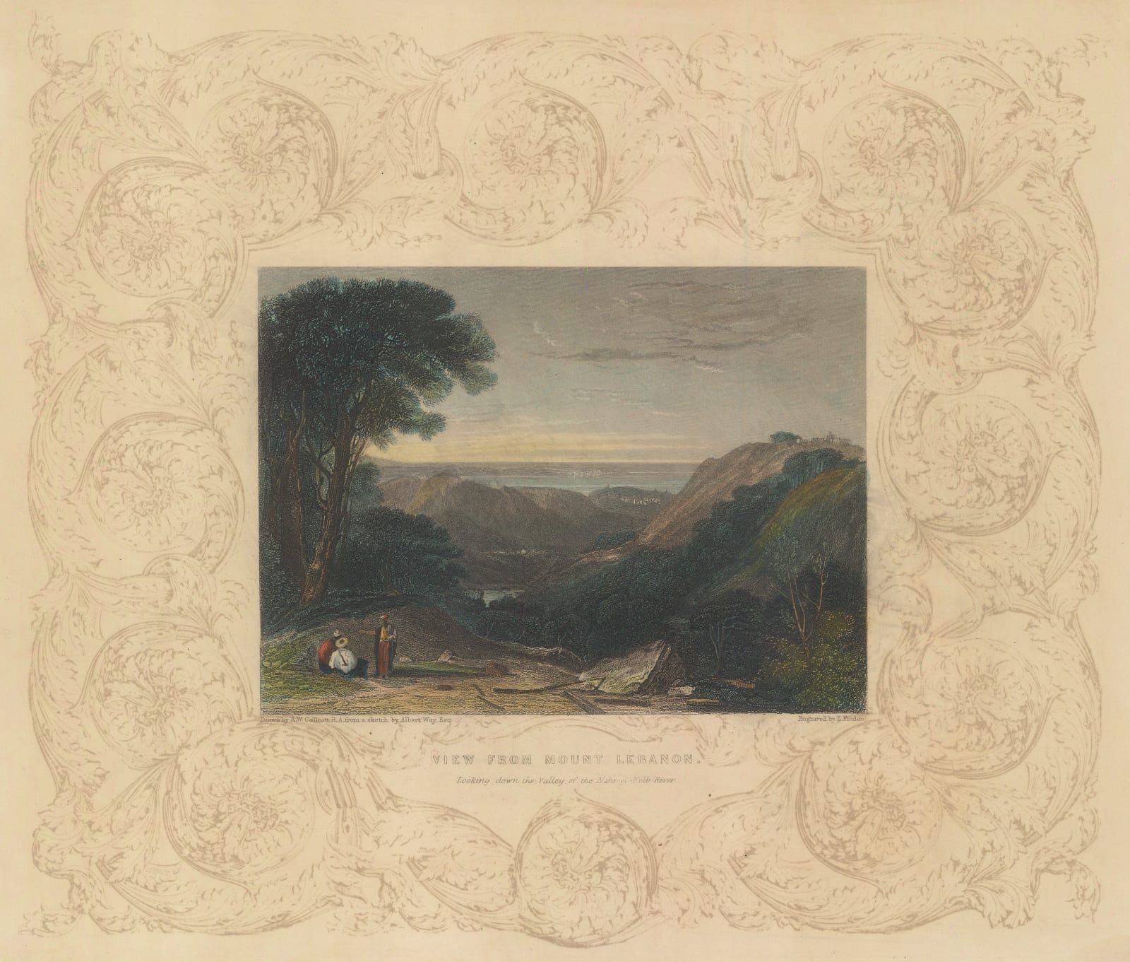 John Murray, Lebanon - Panorama from Mount Lebanon, 1836