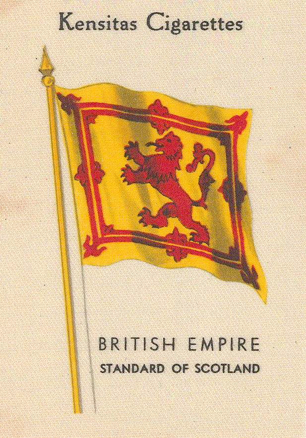 Kensitas Cigarettes, Flags - Scotland, 1920 c