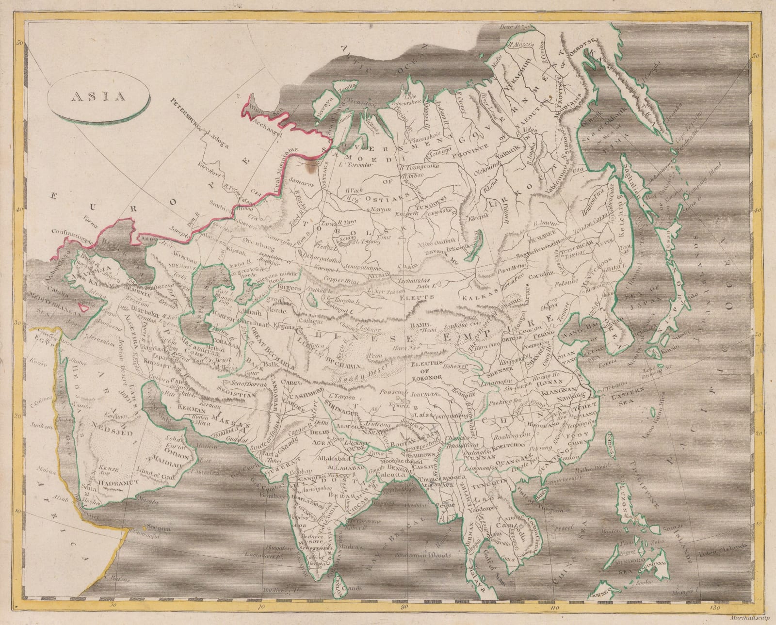 Morse and Andrews, Asia, 1805