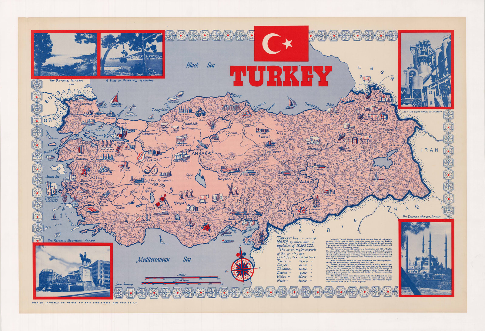 Turkish Info Office, Turkey, 1950 c.
