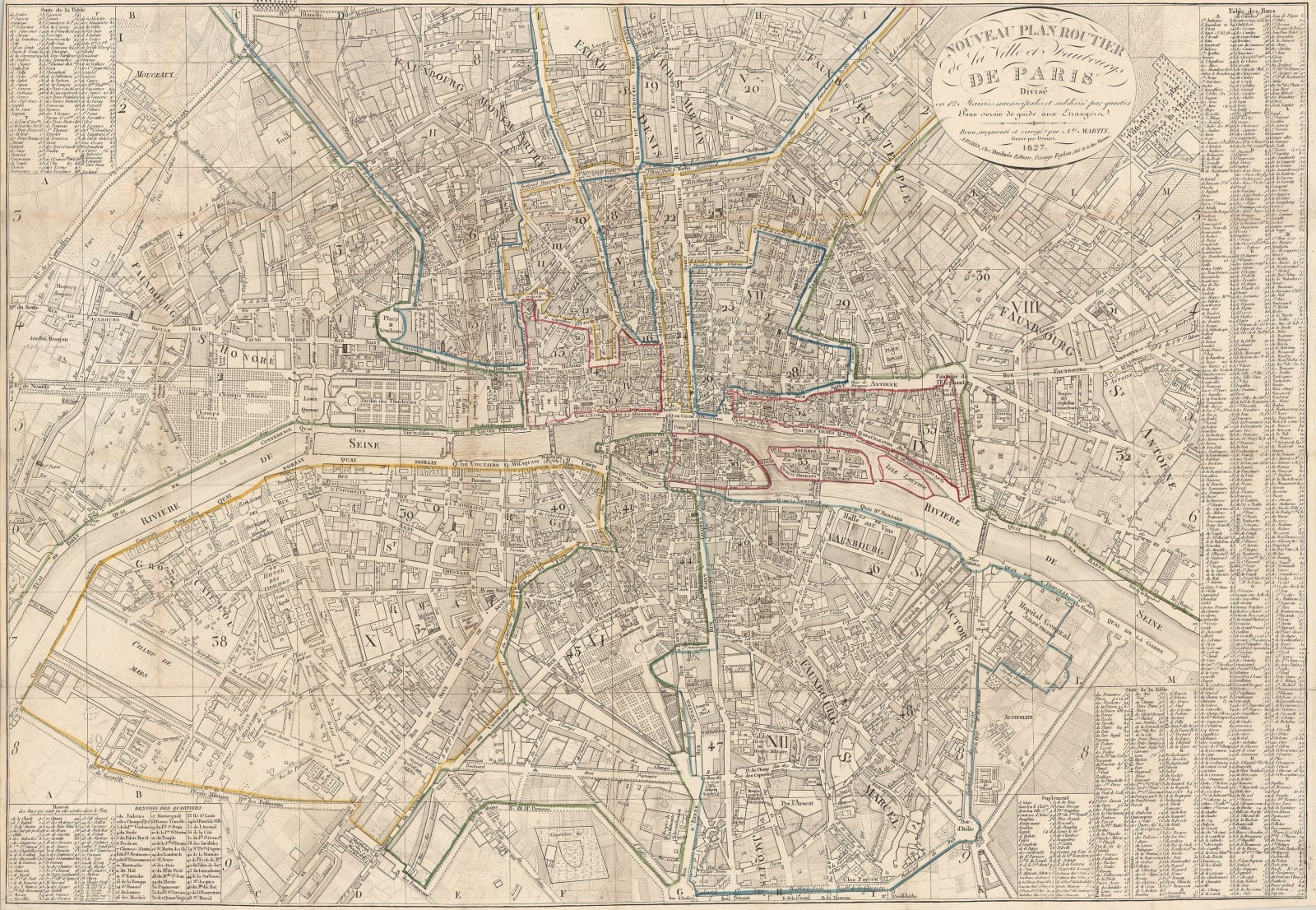 Andree Martin, Paris, prior to Hausmann's renovation, 1827