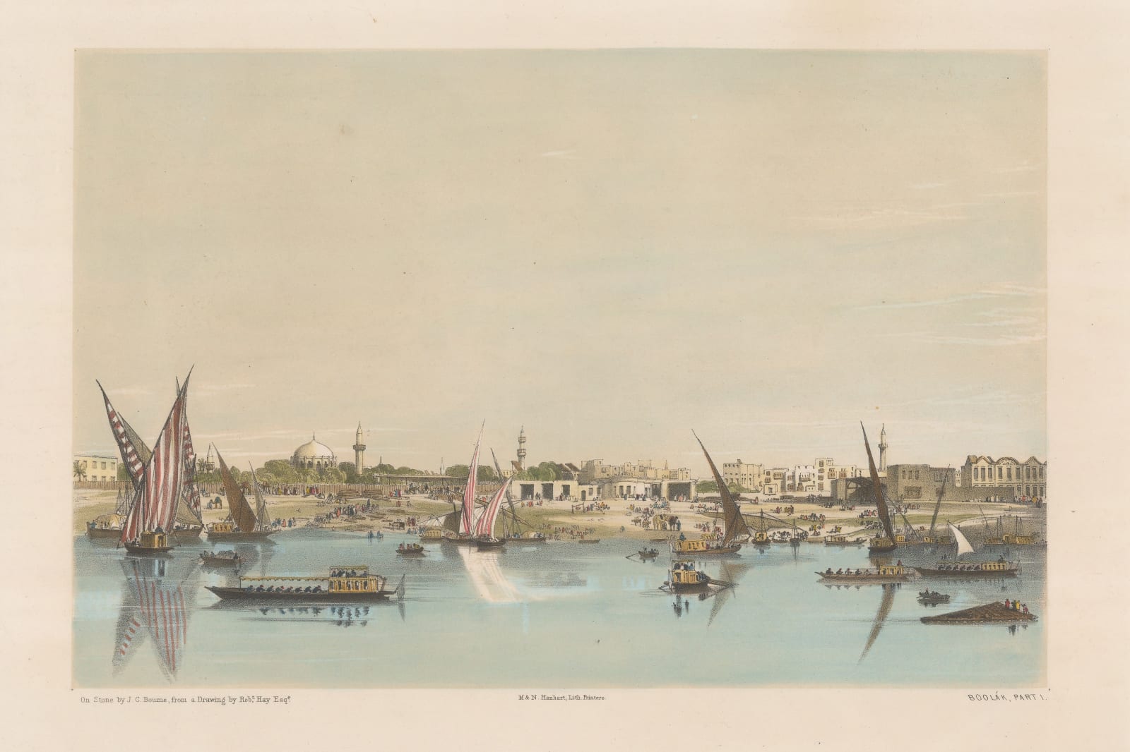 Robert Hay, Egypt - Cairo, Boulak, 1840