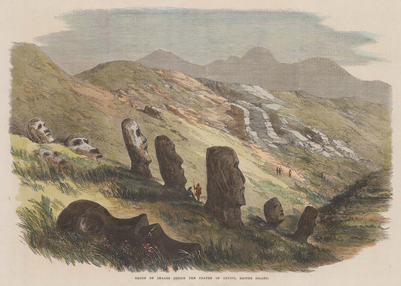 Illustrated London News (ILN), Easter Island - Hotu-ti (Otuiti), 1869