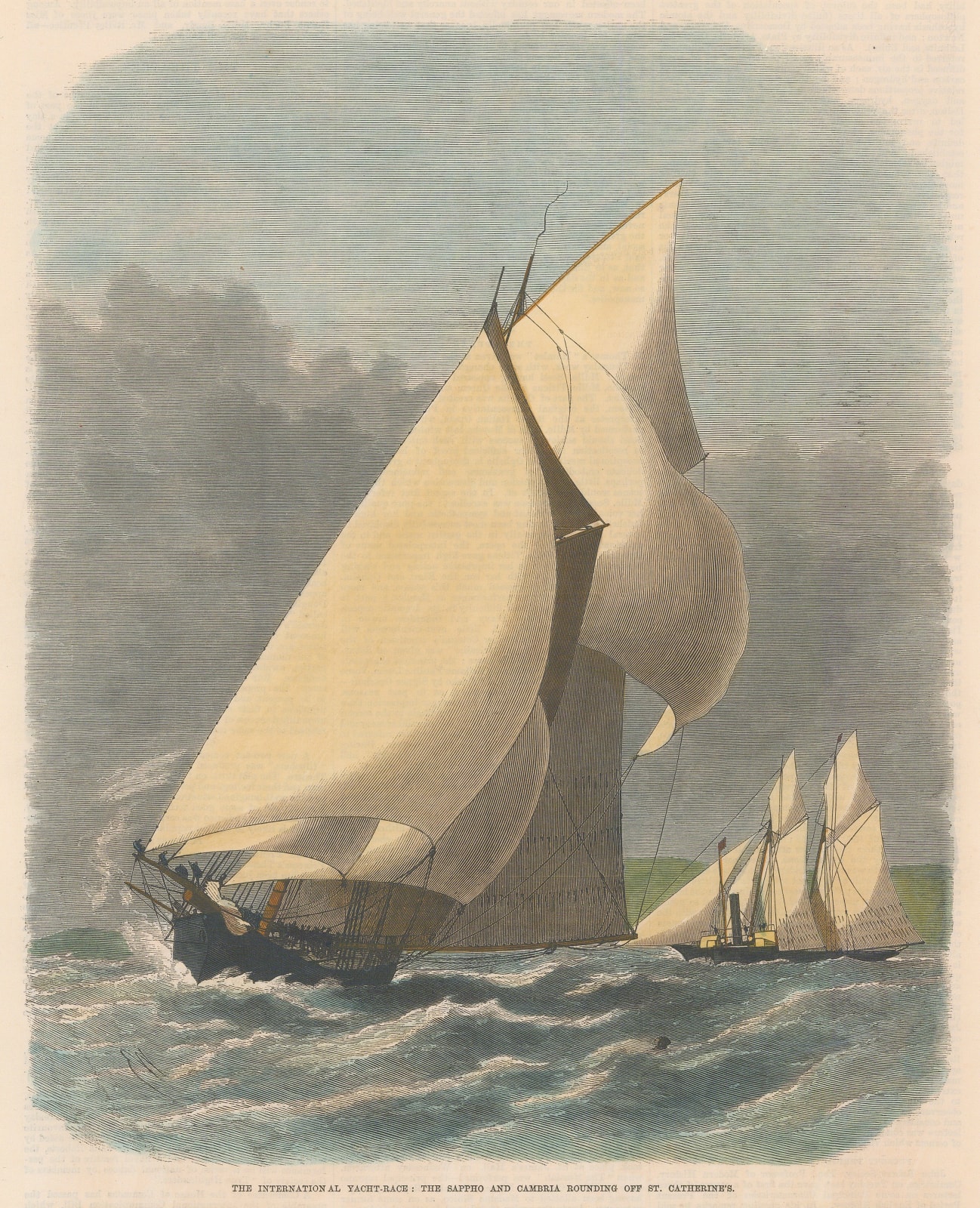 Illustrated London News (ILN), Sailing - International Yacht-Race, 1870