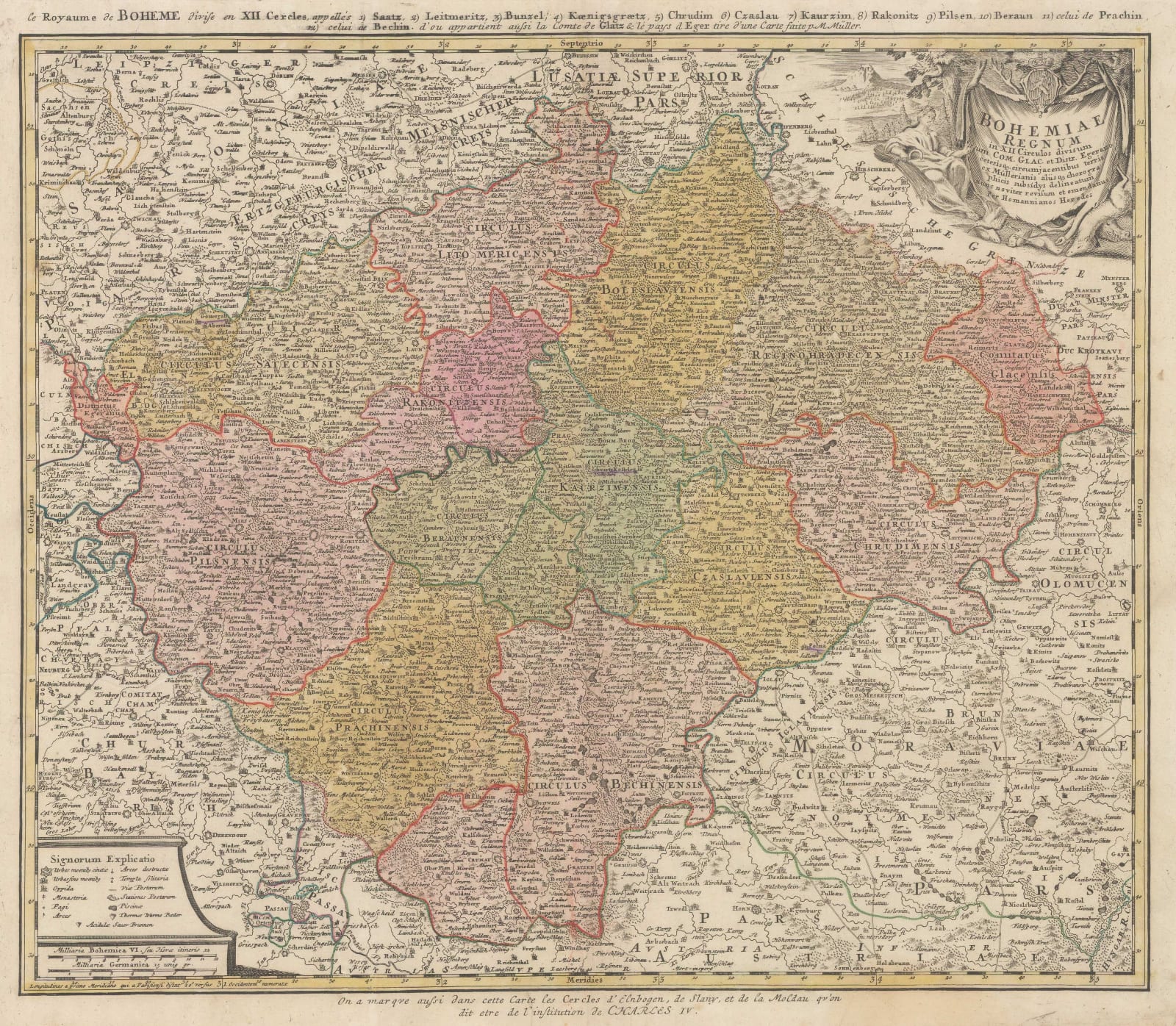 Homann Heirs, Kingdom of Bohemia, 1776