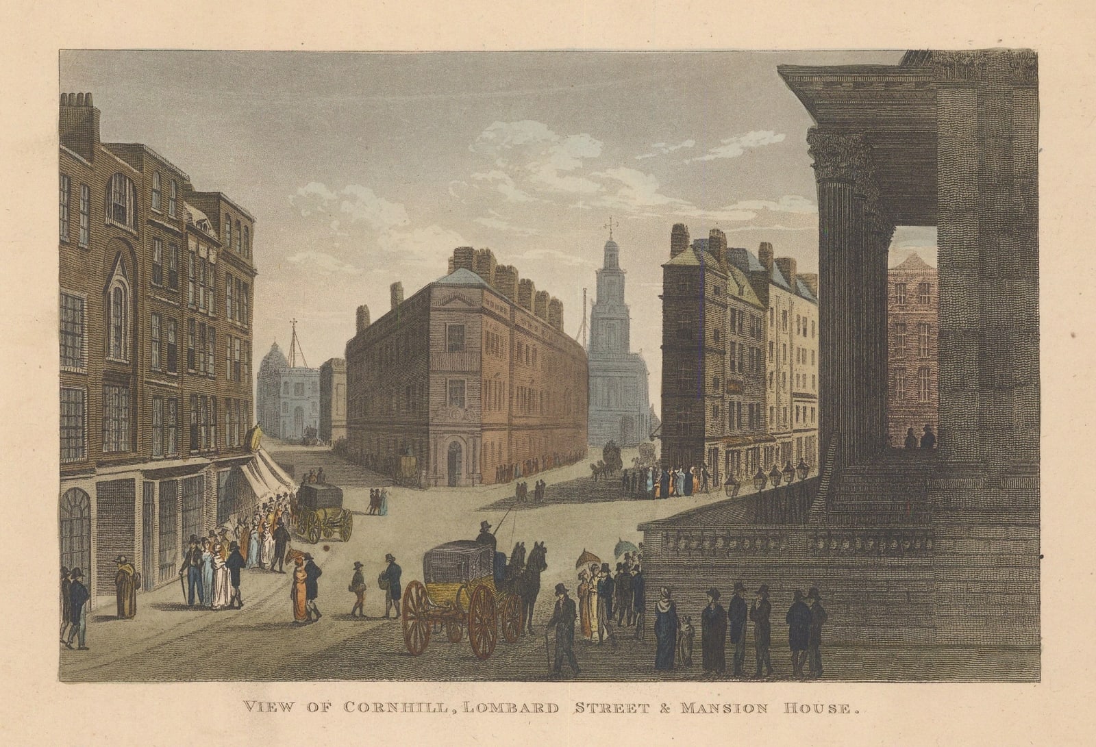 John Papworth, London - Cornhill, 1816