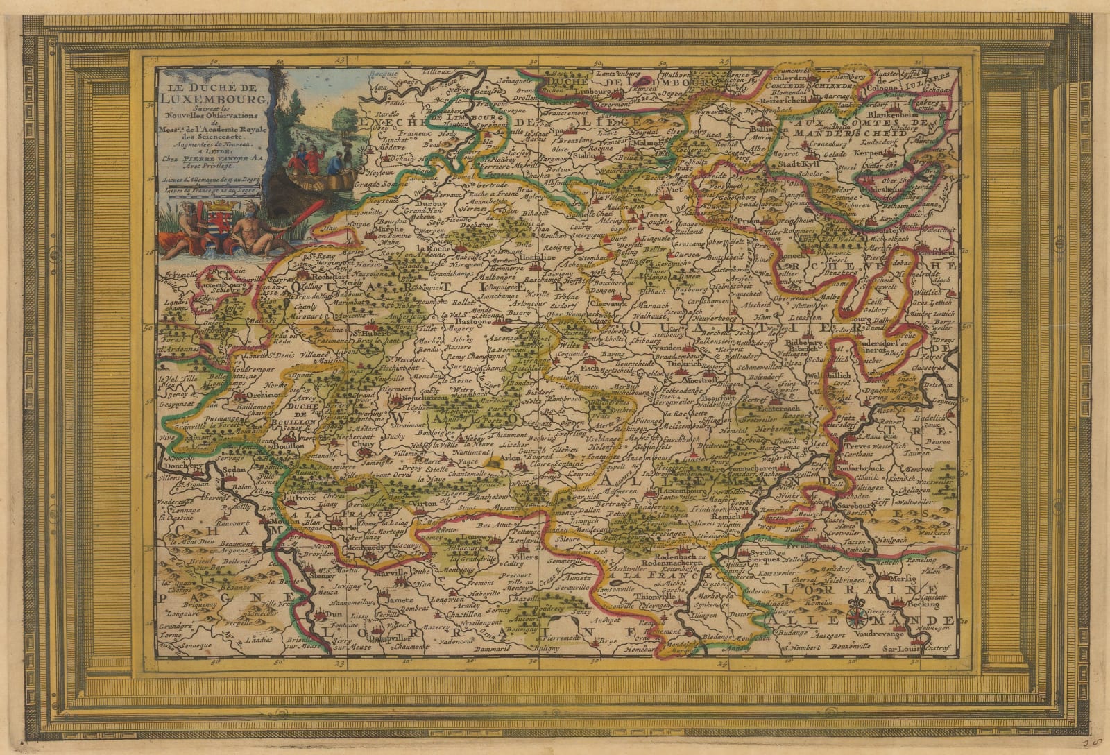 Pieter van der Aa, Luxembourg, 1713
