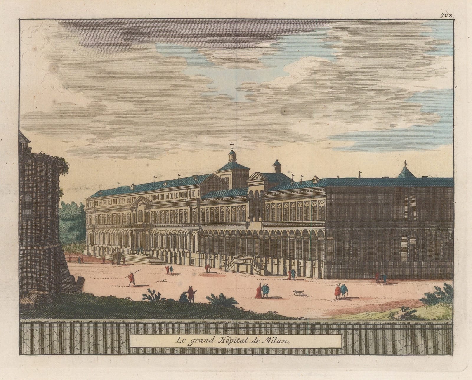 Pieter Van der Aa, Italy - Milan, 1727