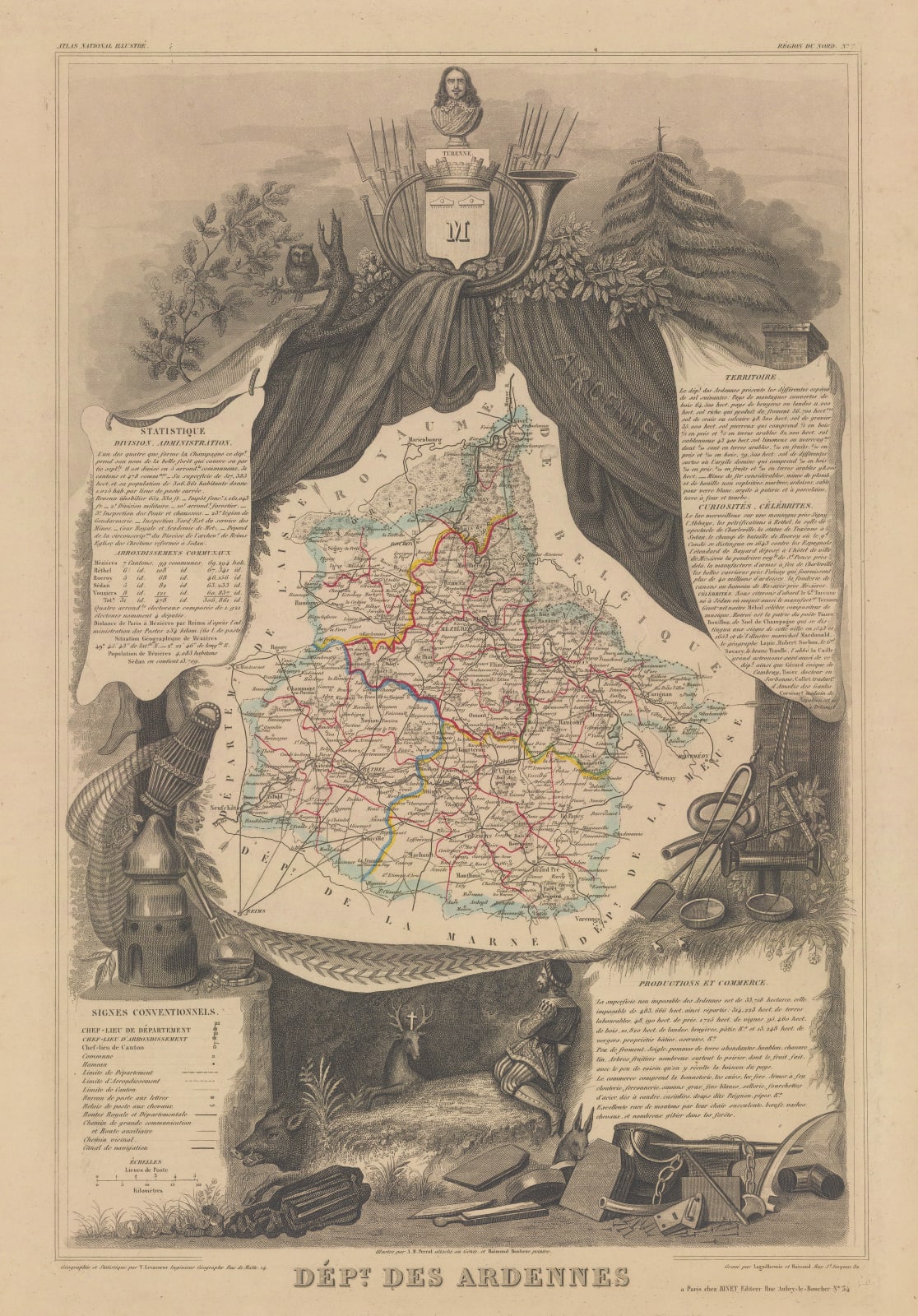 Victor Levasseur, Ardennes, 1847