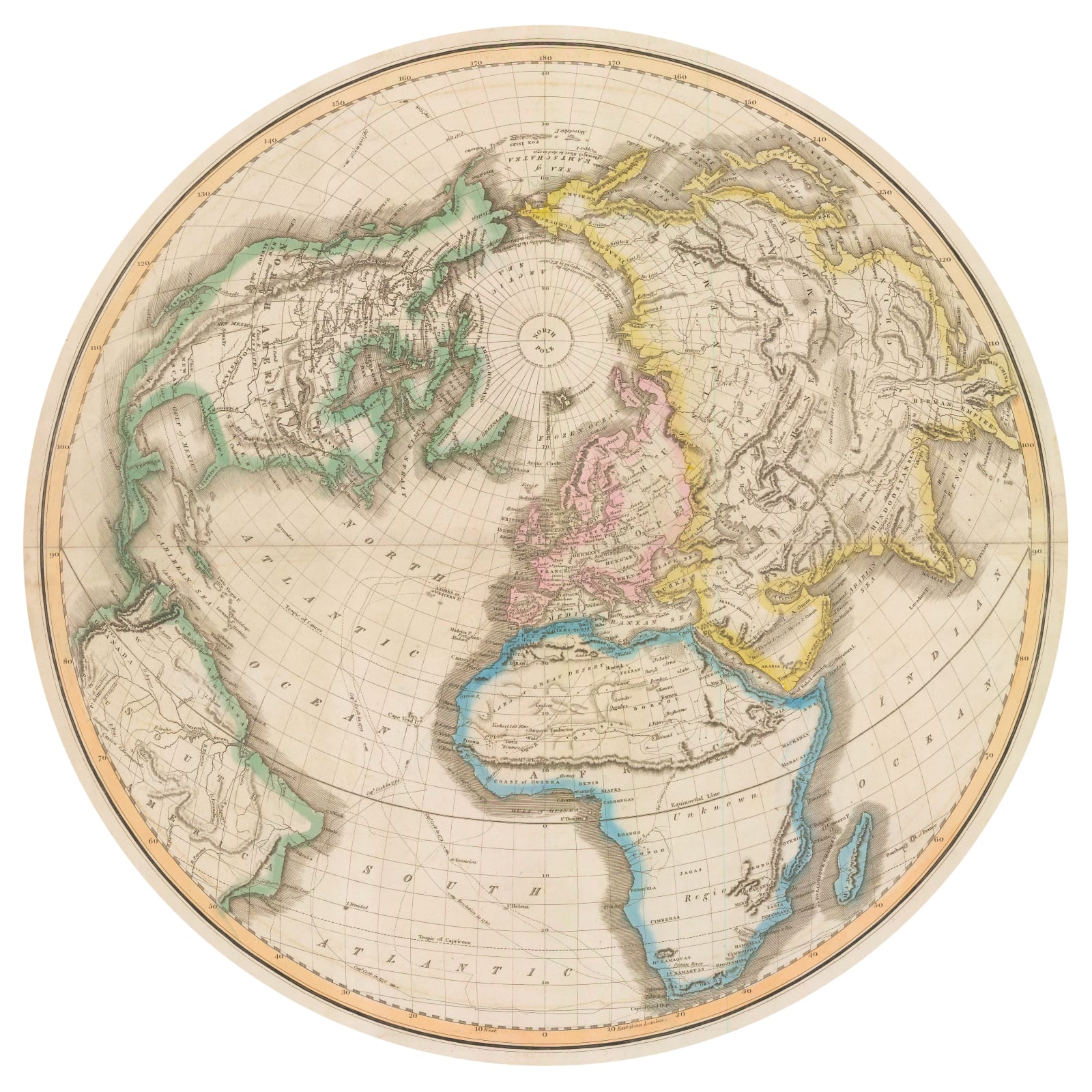 John Thomson, Northern and Southern Hemispheres, 1820 c.