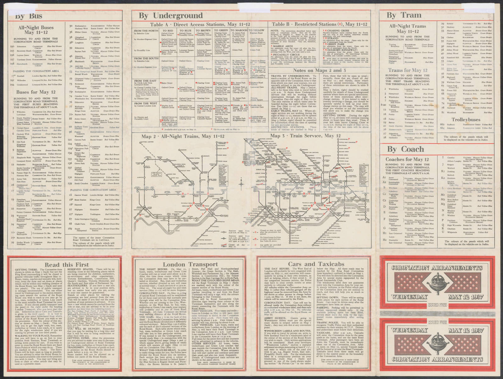 Geographia Ltd., The Coronation Area, 1937