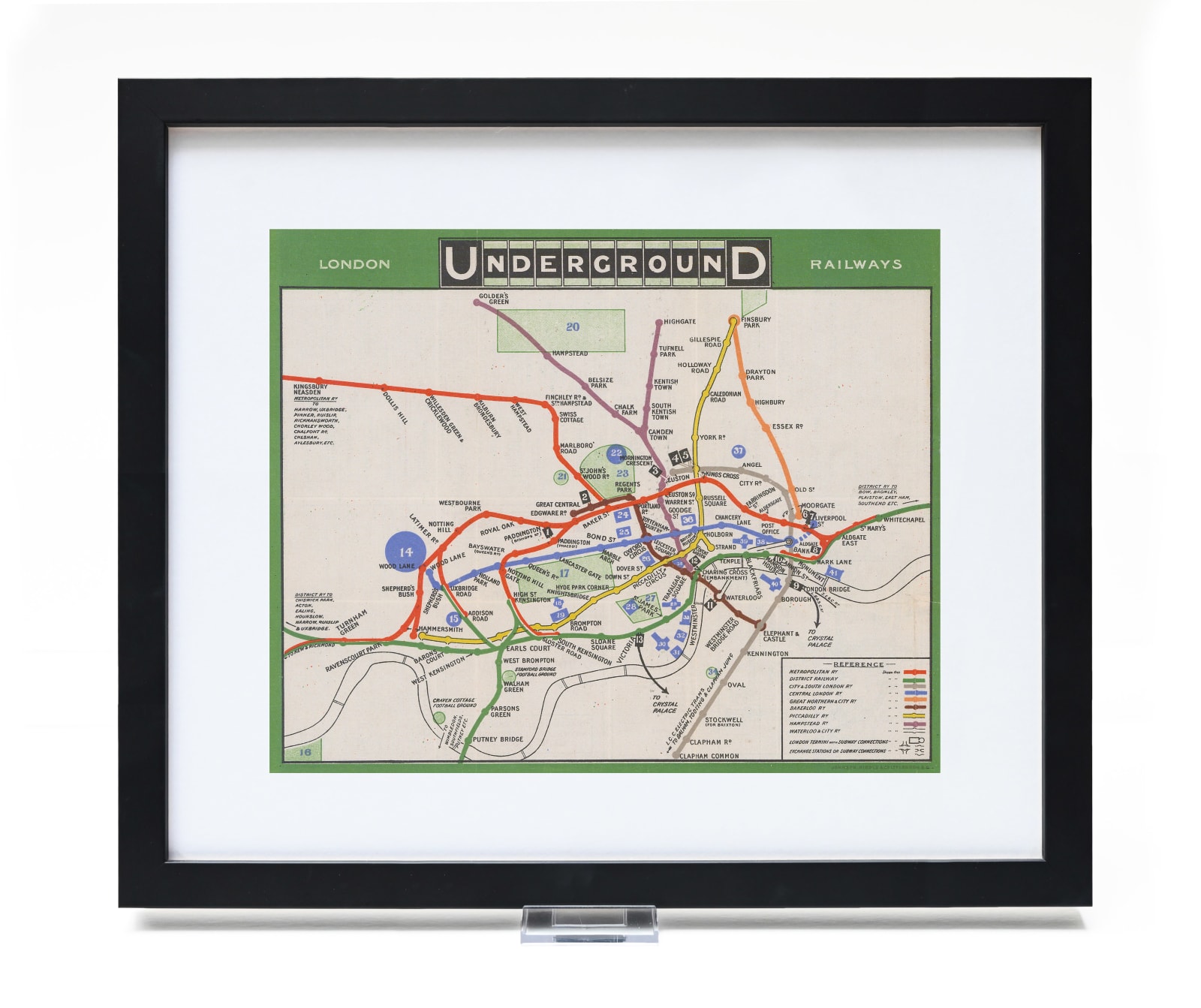 London Underground, London Underground Railways, 1910