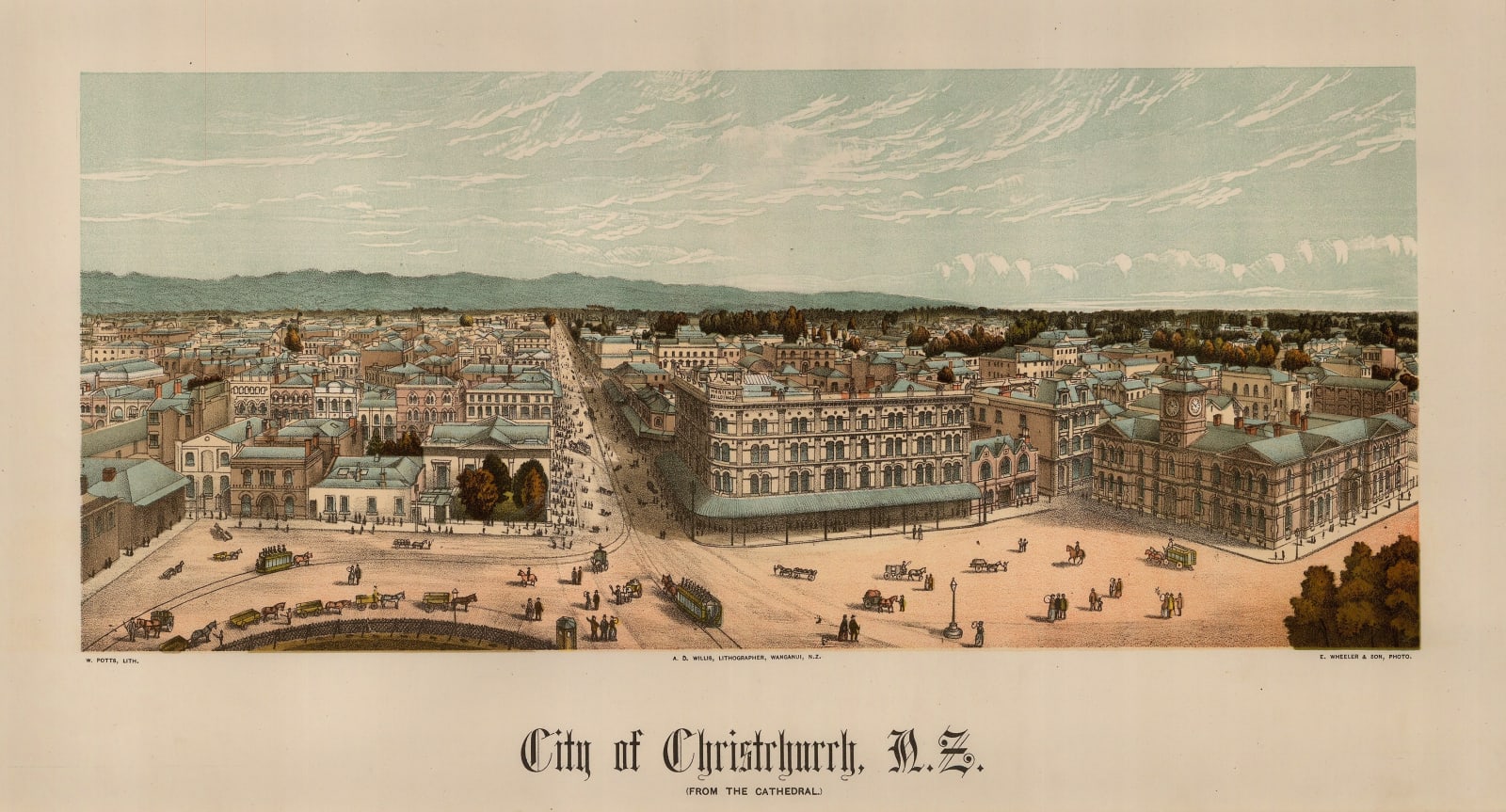 Edward Wakefield, New Zealand - Christchurch, 1889