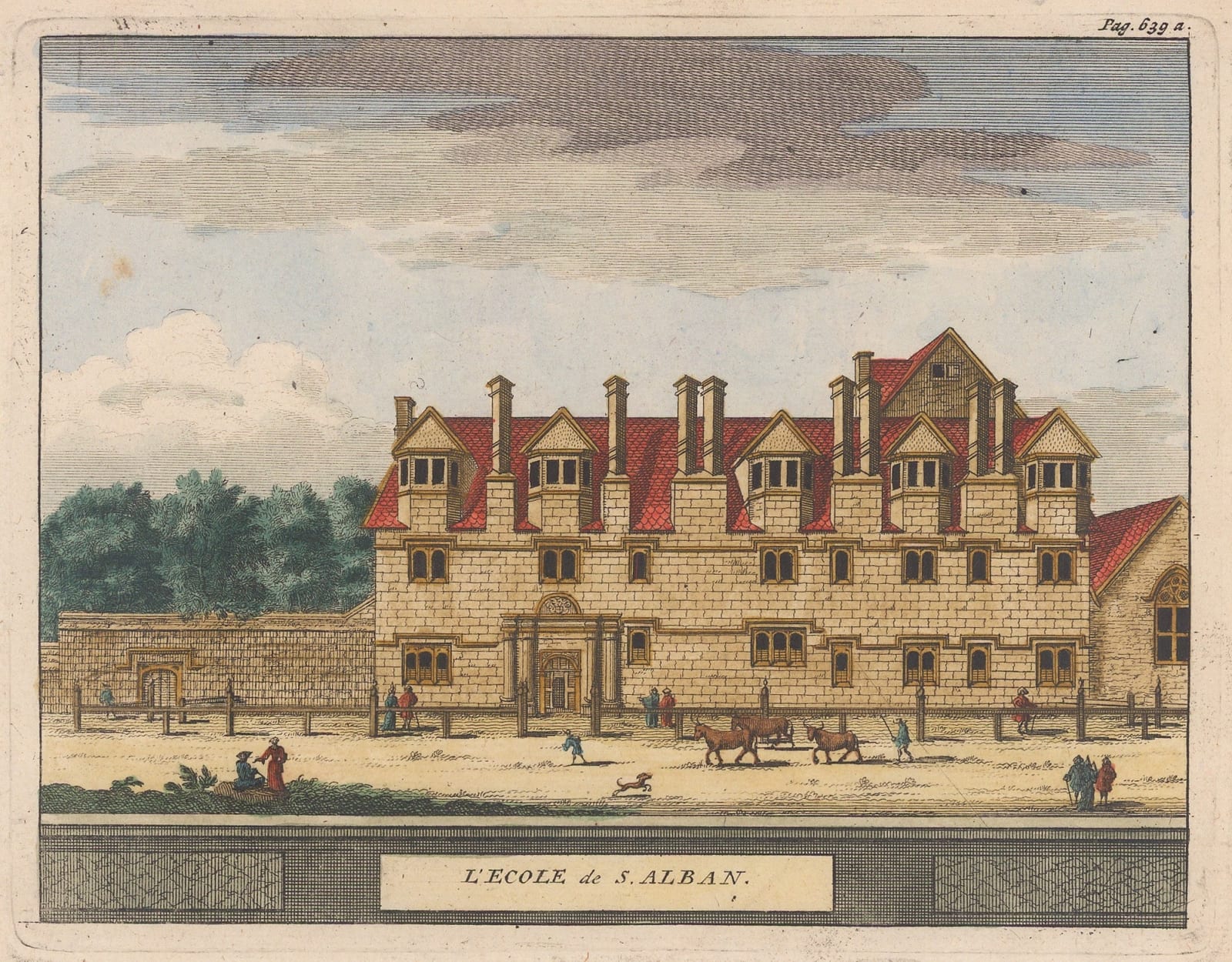 Pieter Van der Aa, St Albans School, 1727