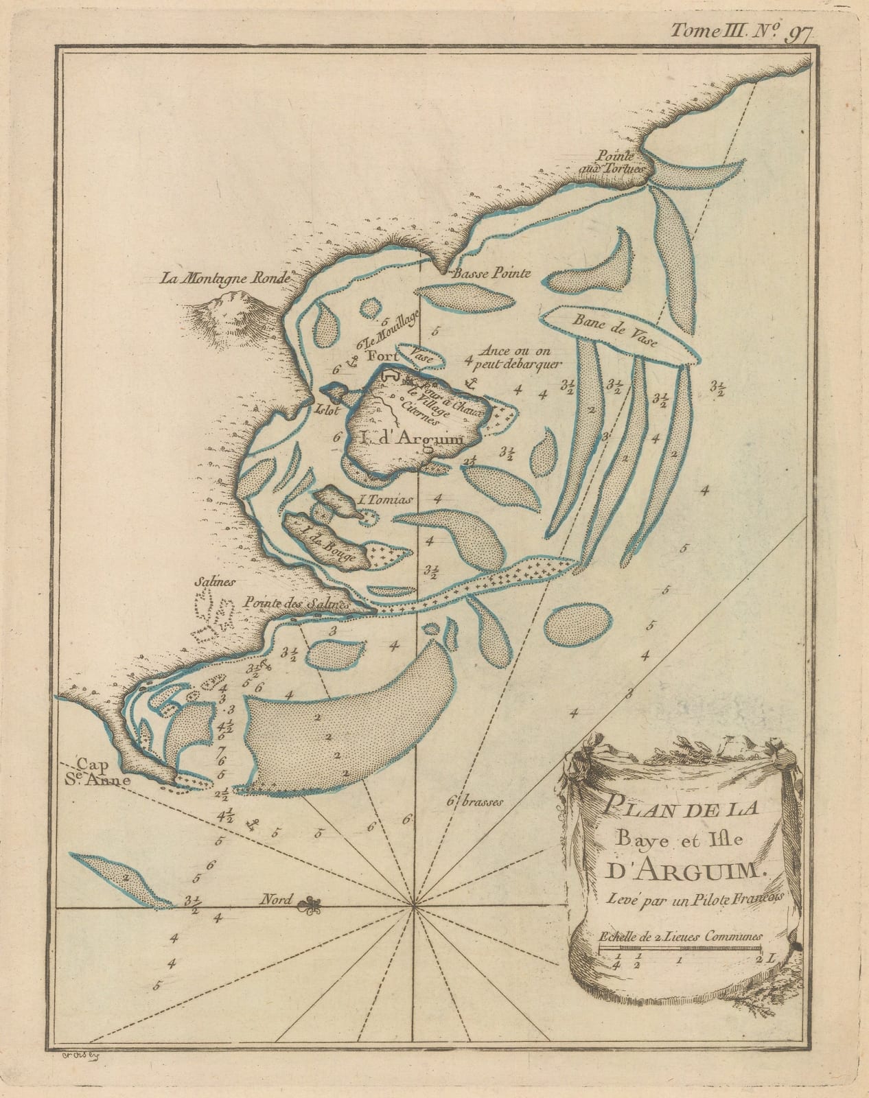 Jacques-Nicolas Bellin, Arguin Island, Mauritania, 1764