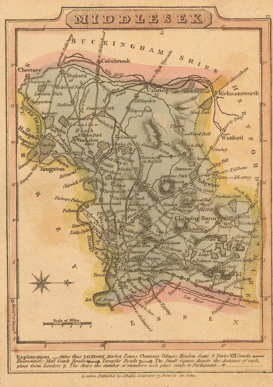 John Wallis, Middlesex, 1810 c.