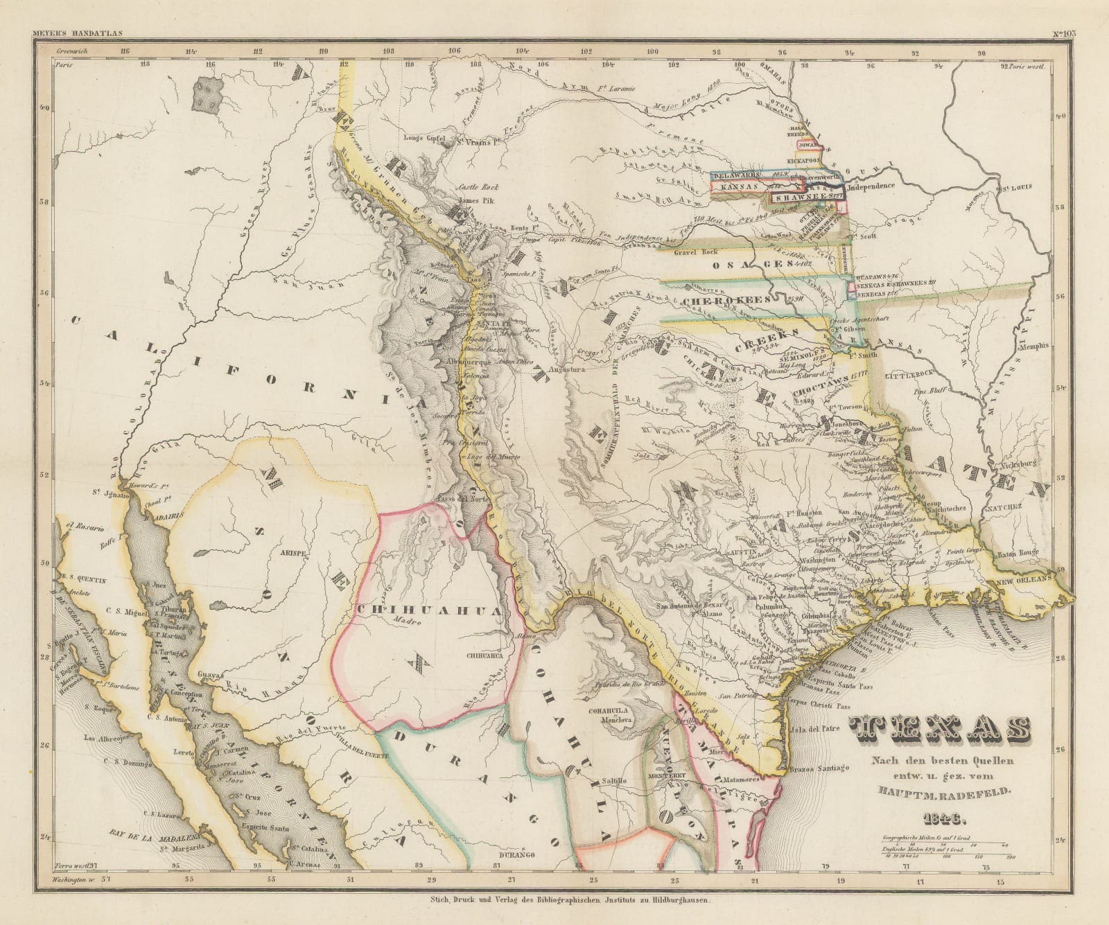 Joseph Meyer, Texas, 1846