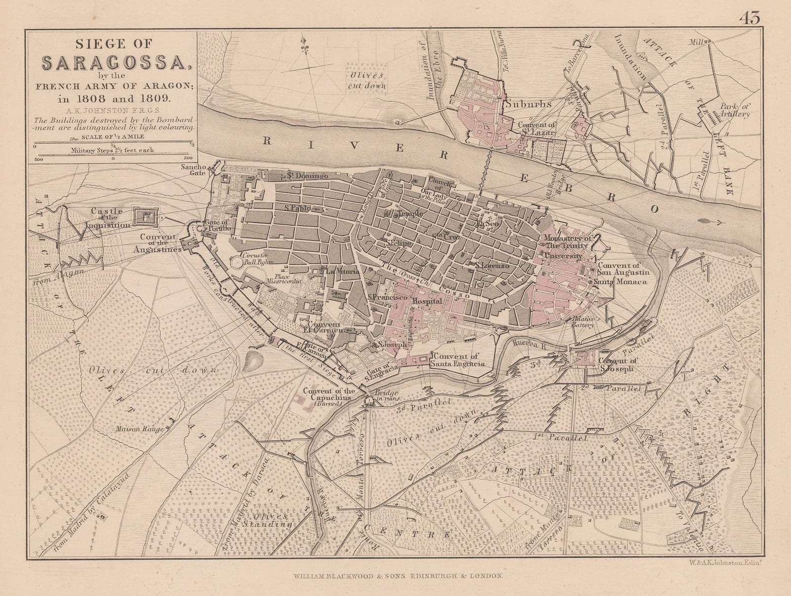 Sir Archibald Alison, Siege of Saragossa, 1855