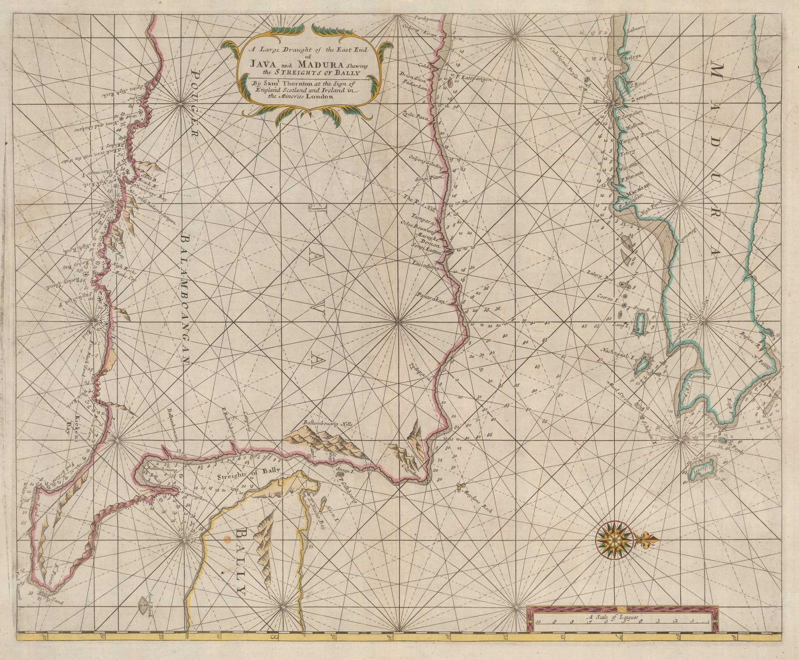 Samuel Thornton, Java, Madura and the Straights of Bali, 1711