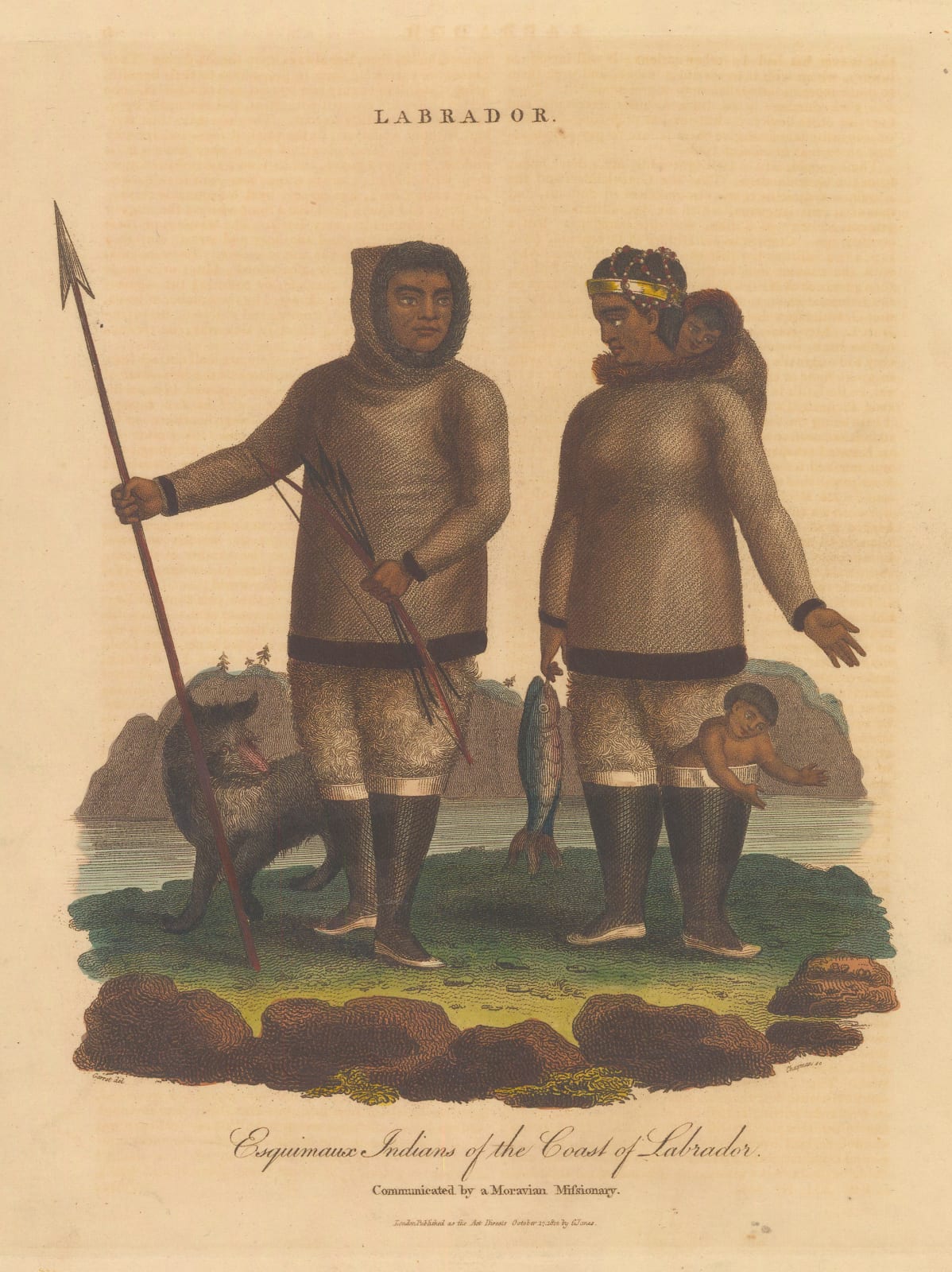 John Wilkes, Labrador - Esquimaux (Eskimos), 1814