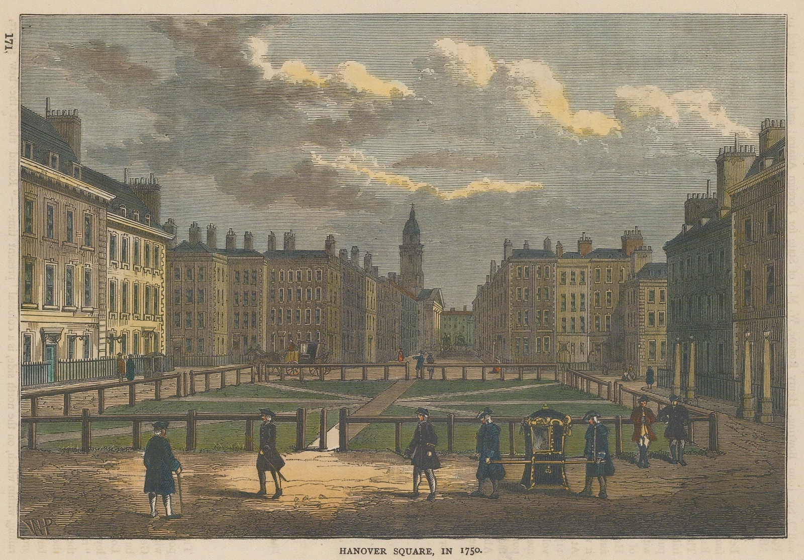 Old & New, London - Hanover Square, 1880 c.