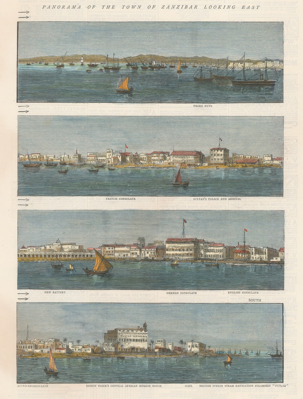 The Graphic Magazine, Zanzibar - Zanzibar City, 1873
