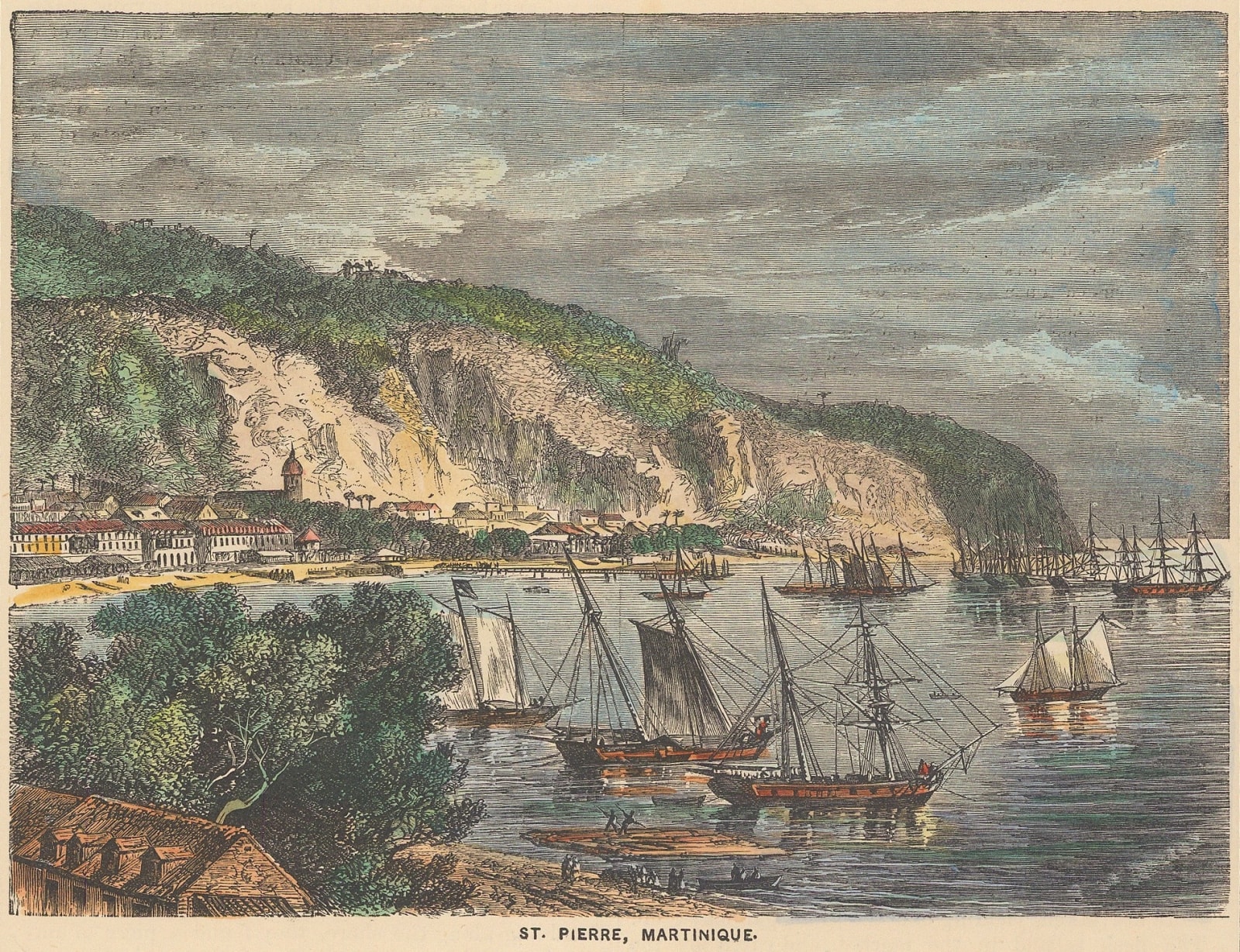 Geoffry Garnier, Martinique - St Pierre, 1876 c.