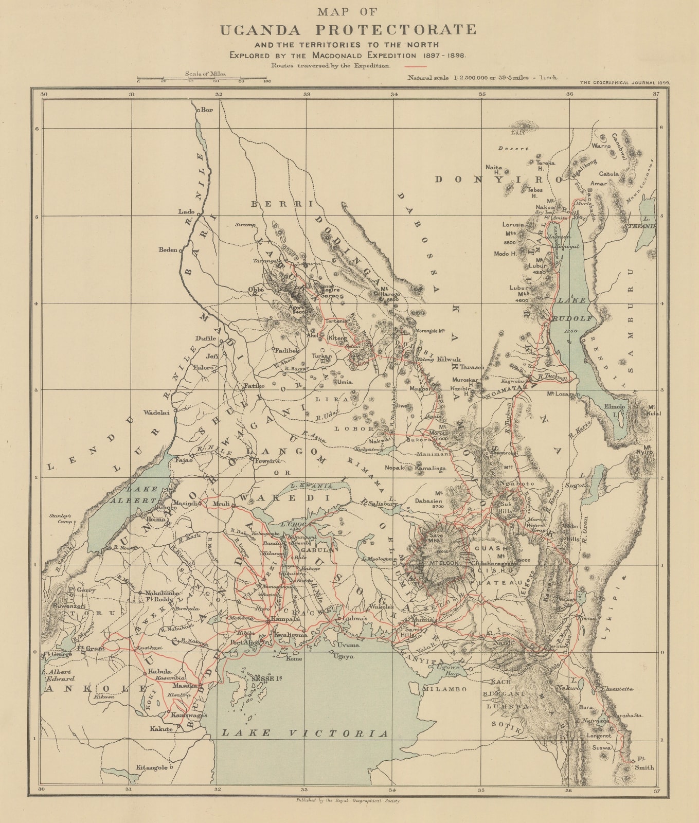 Royal Geographical Society (RGS), Uganda and western Kenya, 1899
