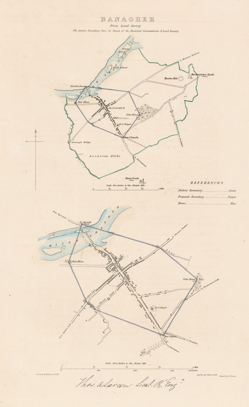 Robert Kearsley Dawson, Banagher, Co. Offaly, 1832