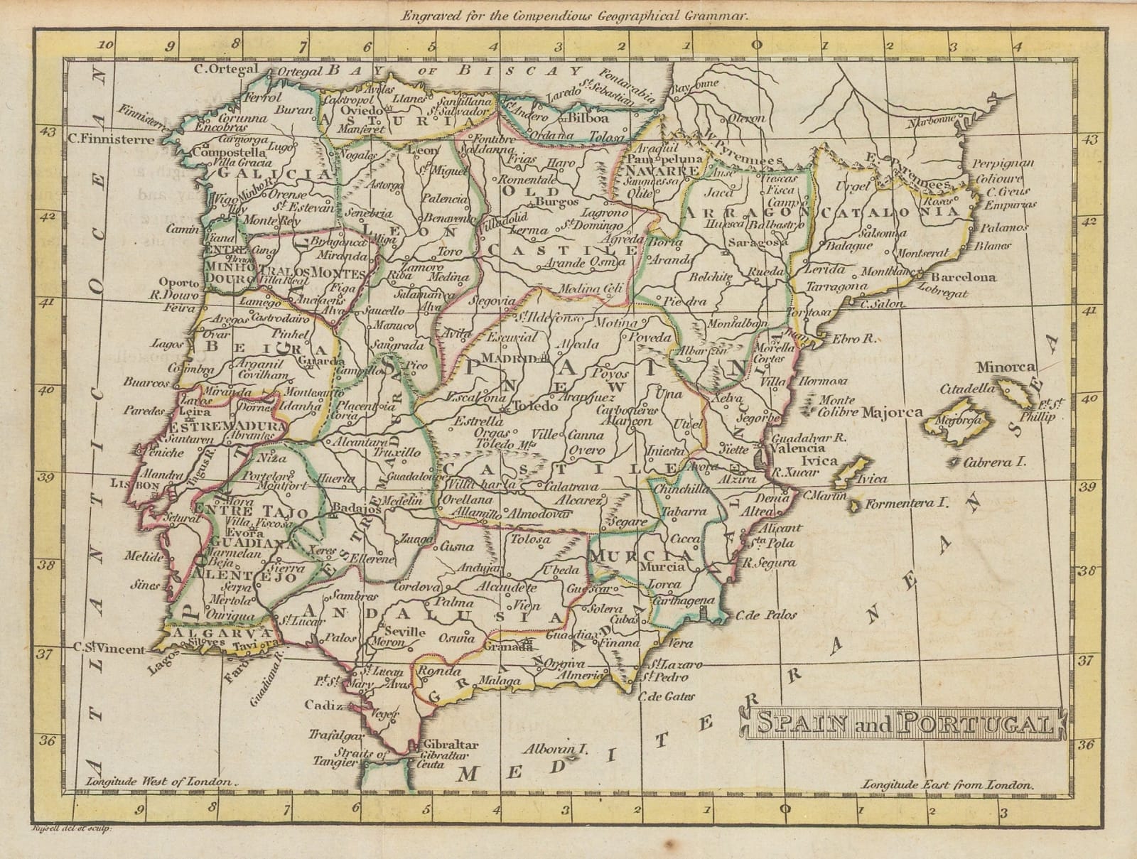 John Russell, Spain and Portugal, 1795
