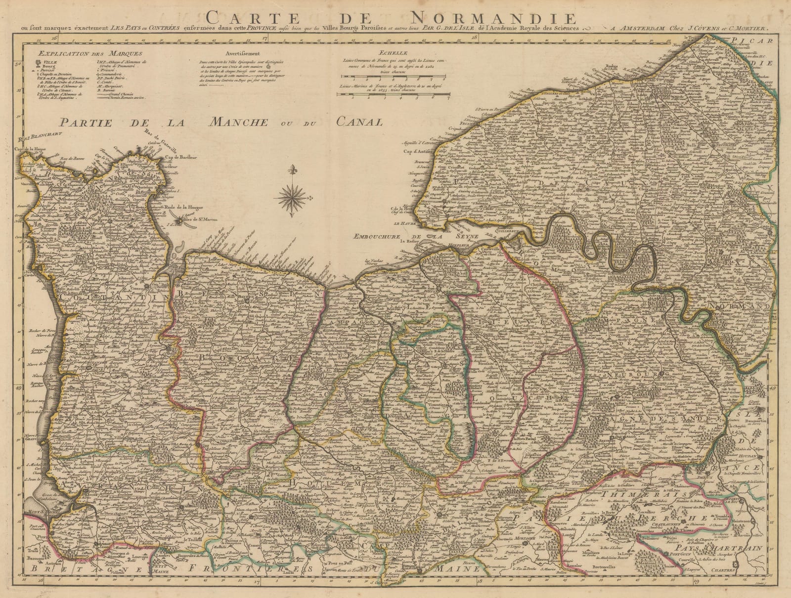Covens (Jean) & Mortier (Cornelius), Normandy, 1730 c.