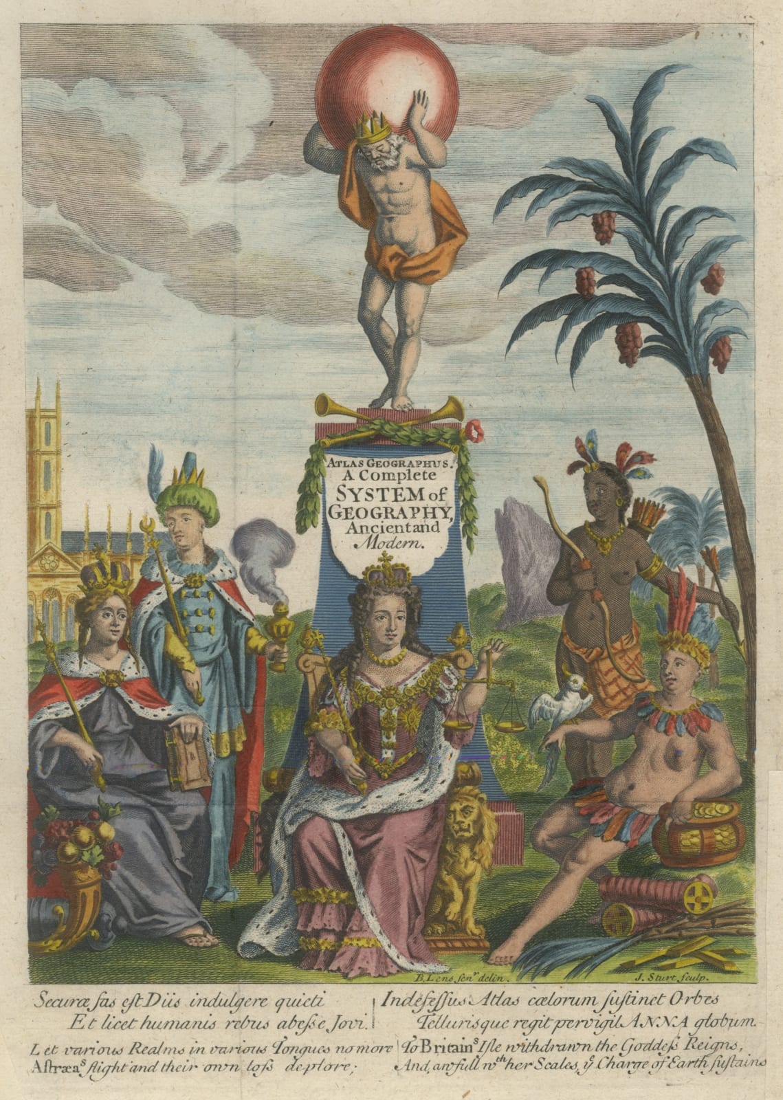 Herman Moll, Atlas Geographus. A Complete System of Geography, Ancient and Modern, 1733