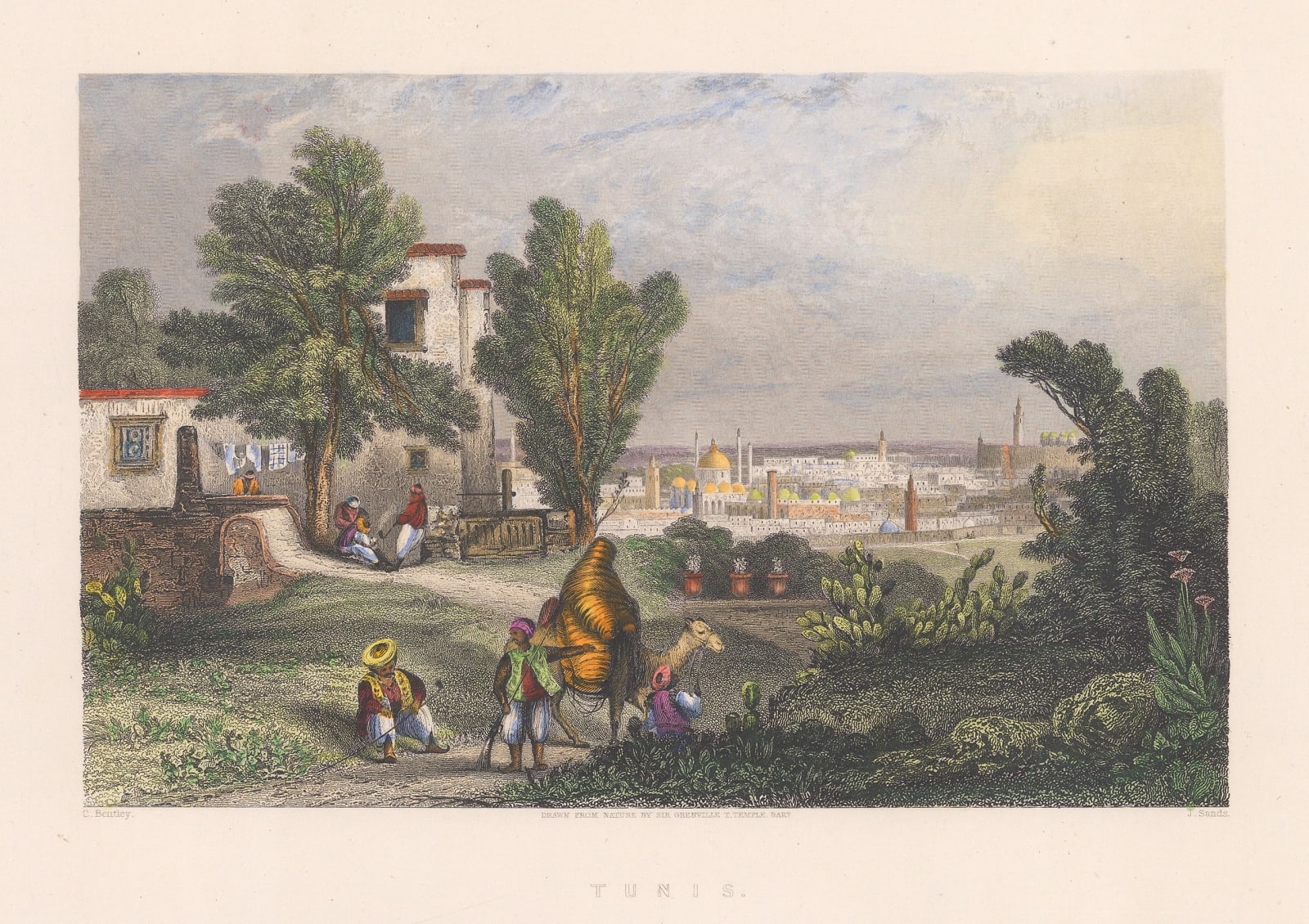 Sir Greville Temple, Tunisia - Tunis, 1840 c.