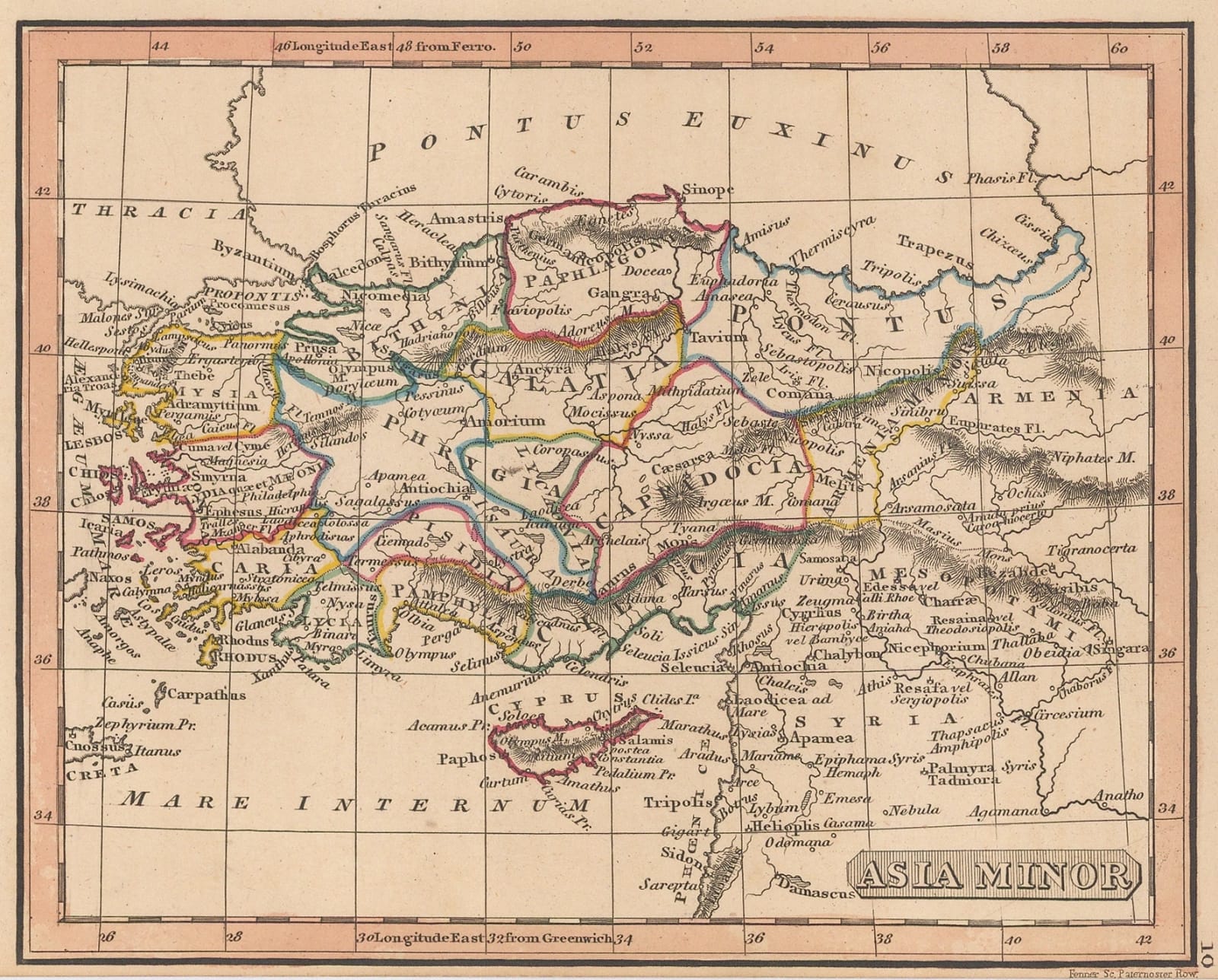 Rest Fenner, Asia Minor, 1836