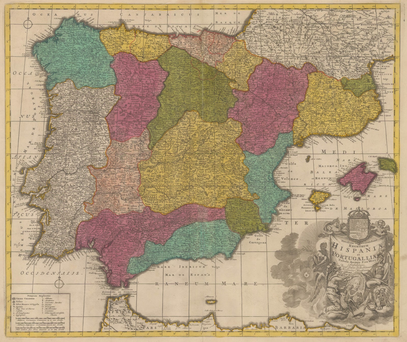 Covens (Jean) & Mortier (Cornelius), Spain and Portugal, 1730 c.