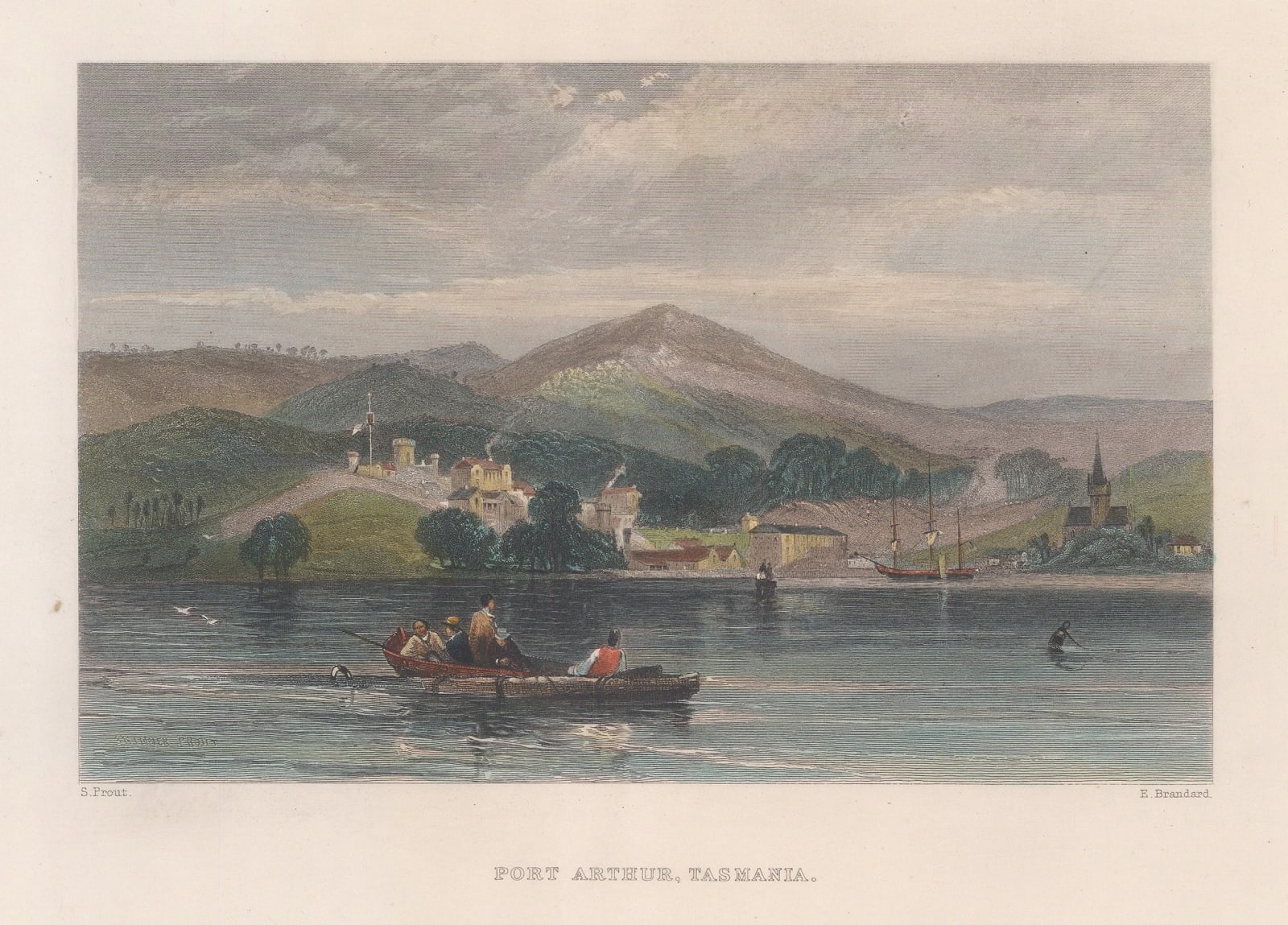 Edwin Booth, Australia - Tasmania, Port Arthur, 1873