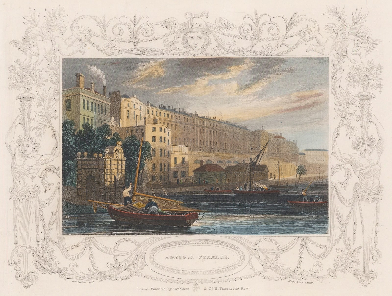 William Tombleson, London - Adelphi Buildings, 1845