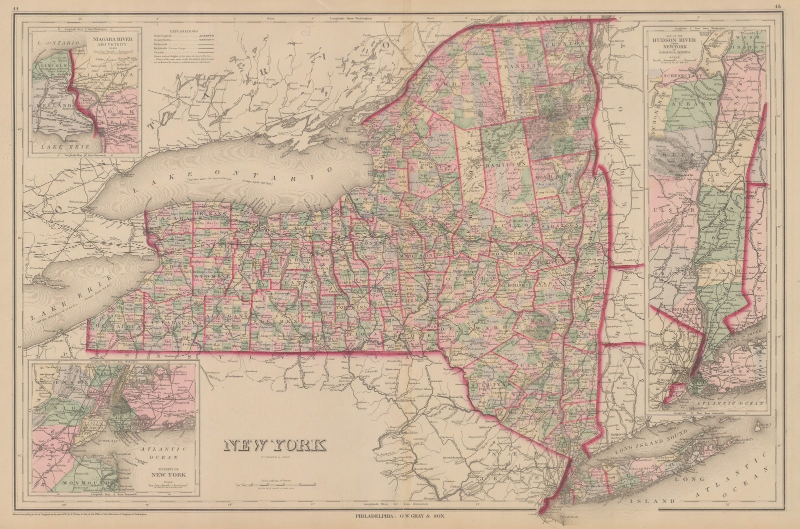 O.W. Gray & Son, New York, 1876