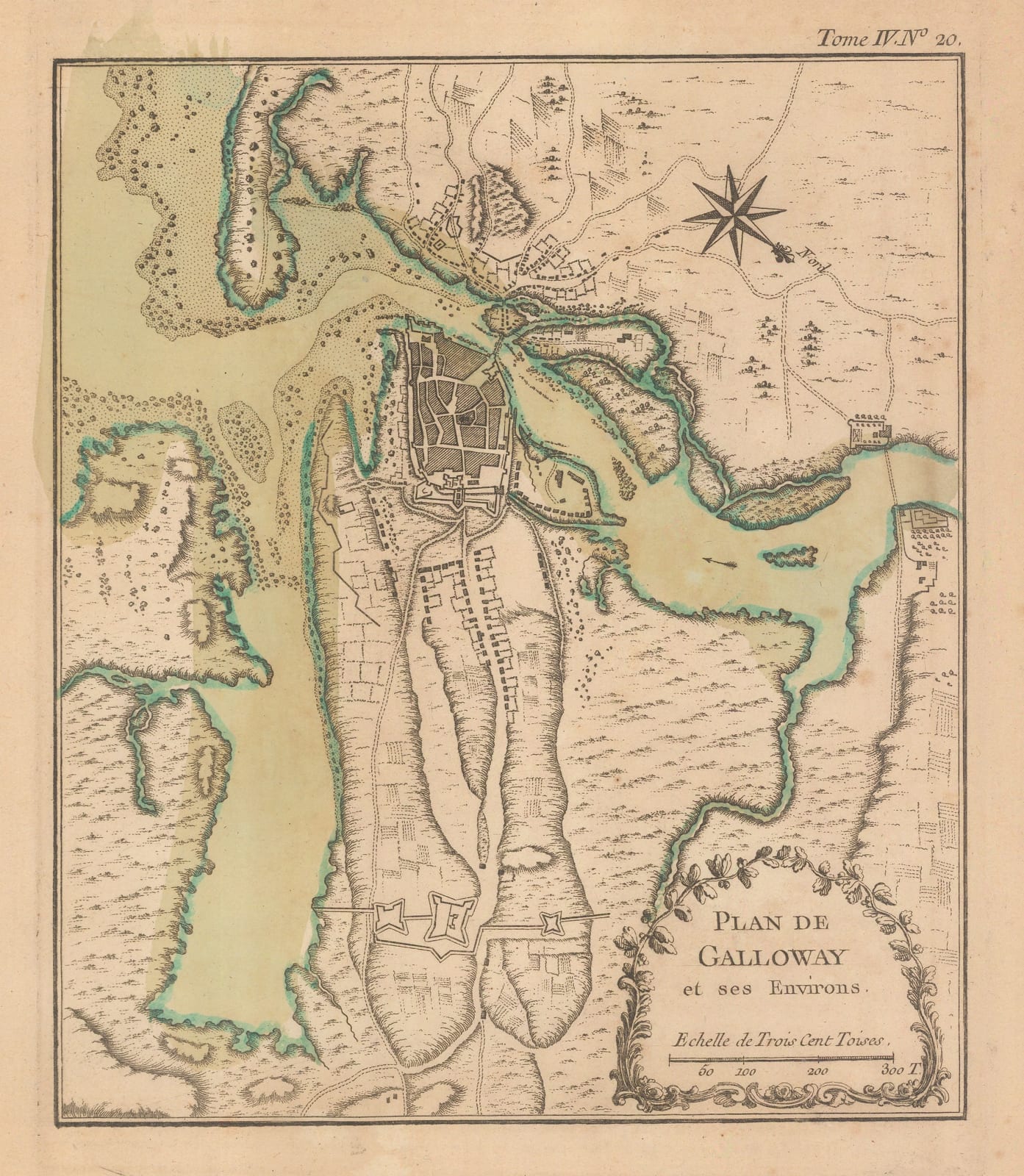 Jacques-Nicolas Bellin, Galway and environs, 1764