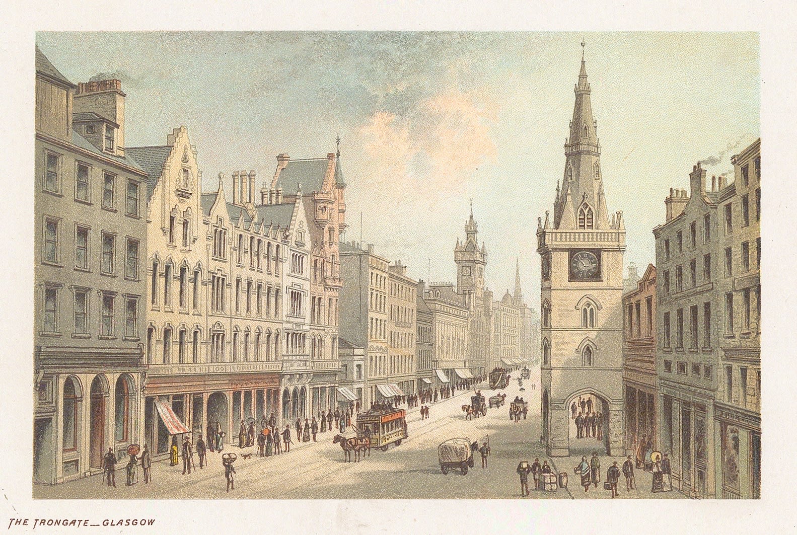 Thomas Nelson, Scotland - Glasgow, Trongate, 1889