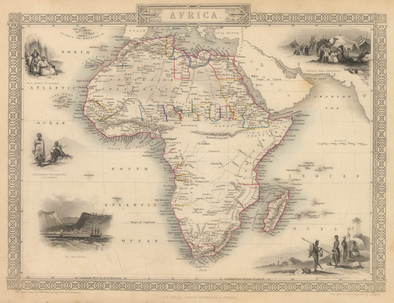 John Tallis, Africa, 1851