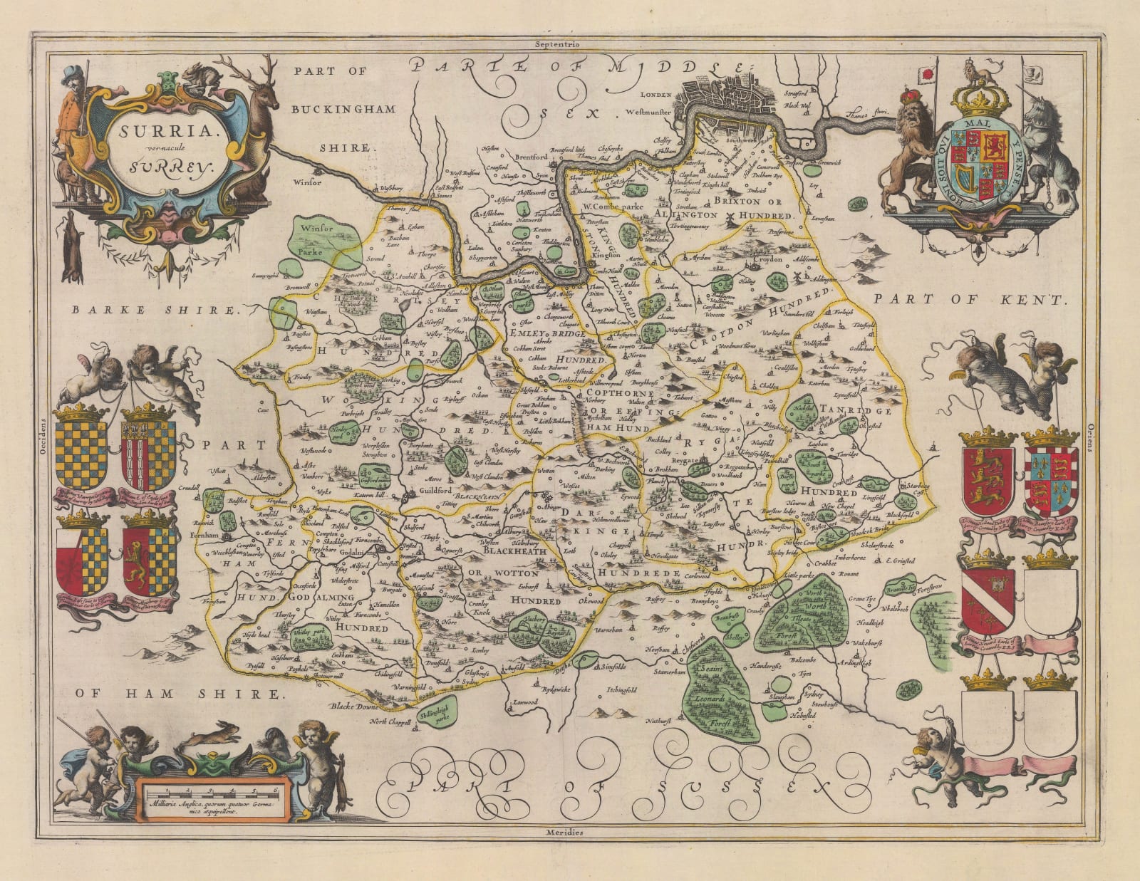 Jan Jansson, Surria vernacule Surrey, 1650 c