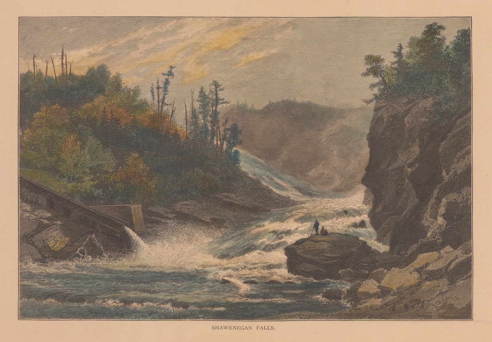 Picturesque Canada, Quebec - Shawinigan, 1867
